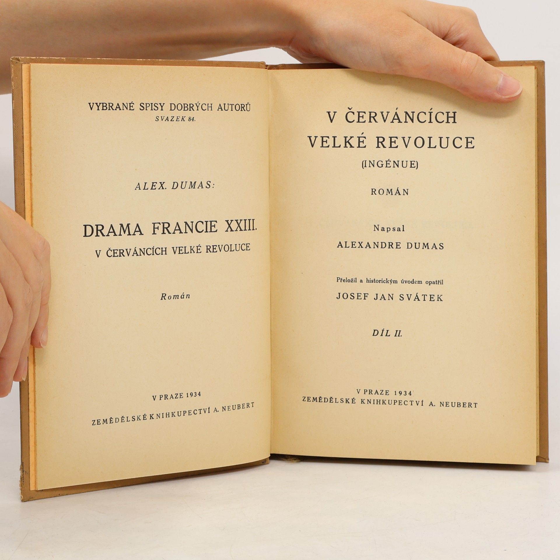 Alexandre Dumas starší V červáncích Velké revoluce II.