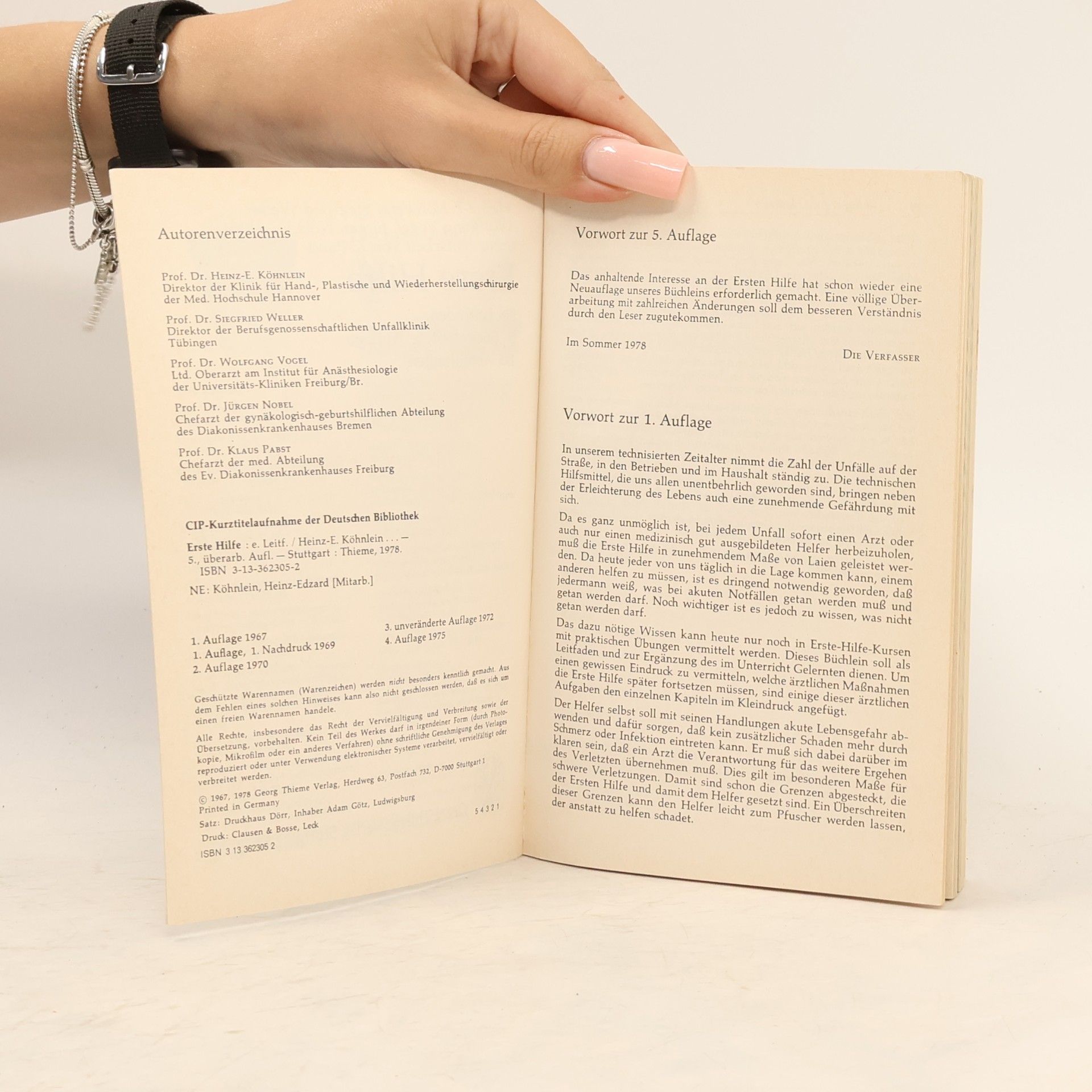 Heinz-Edzard Köhnlein Erste Hilfe