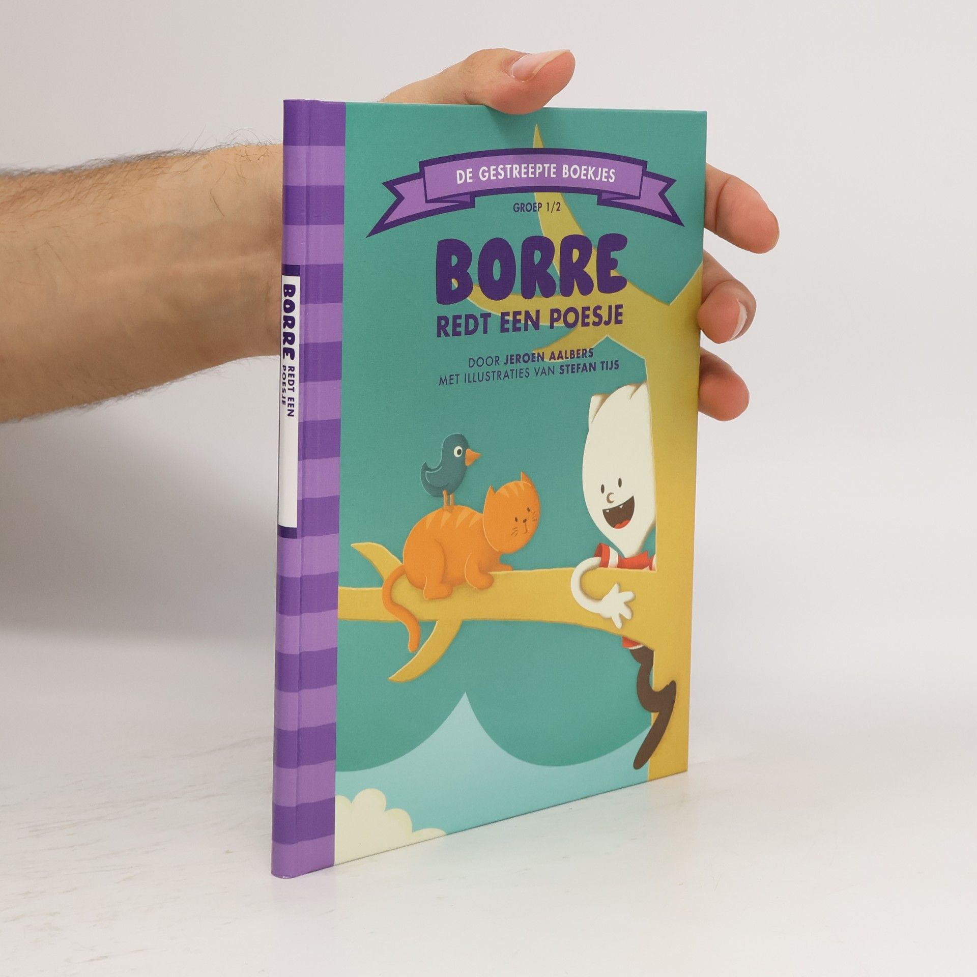 Jeroen Aalbers Borre redt een poesje