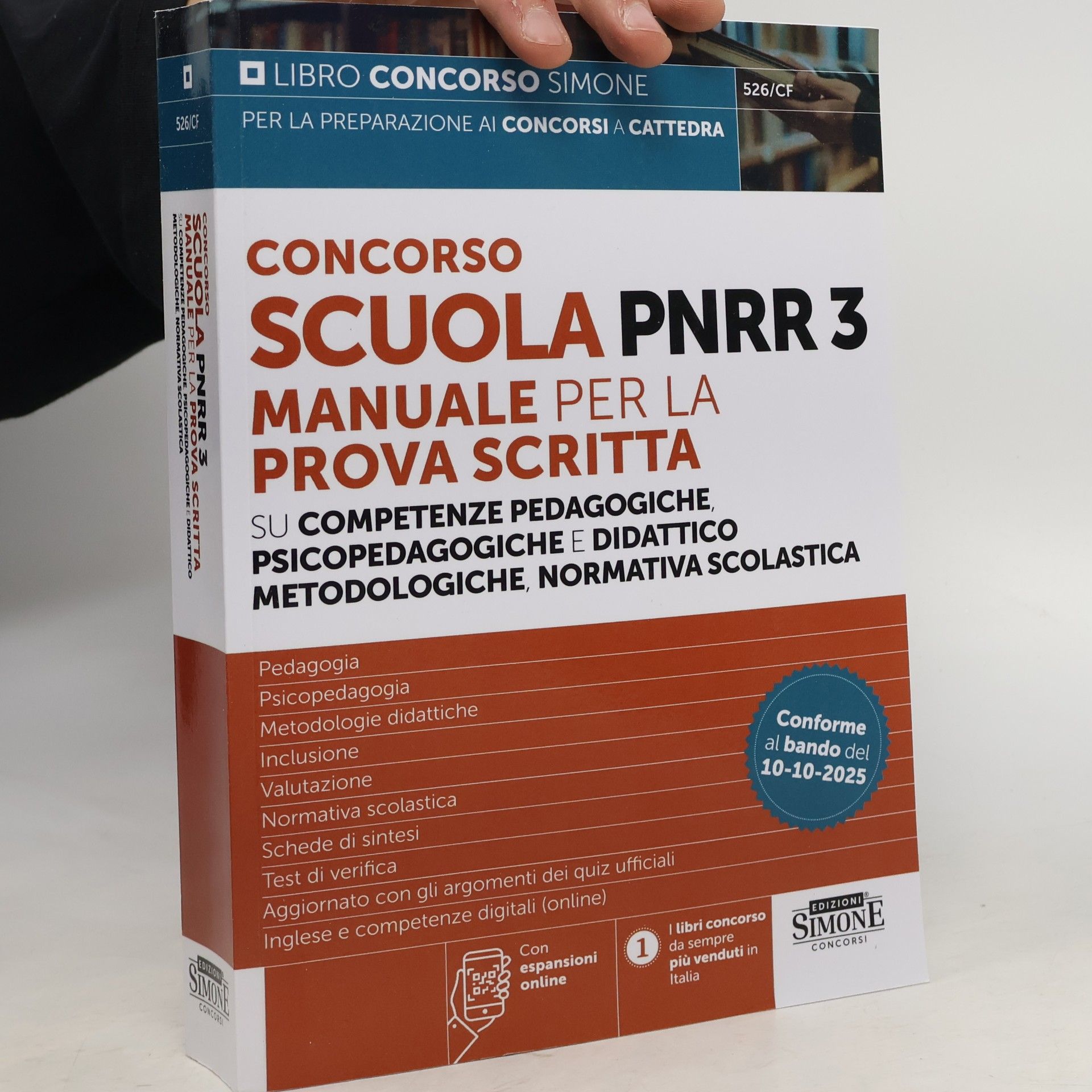 AA.VV. Concorsi nella scuola: Concorso Scuola PNRR3 - Manuale per la Prova Scritta su competenze pedagogiche, psicopedagogiche e didattico metodologiche, normativa scolastica
