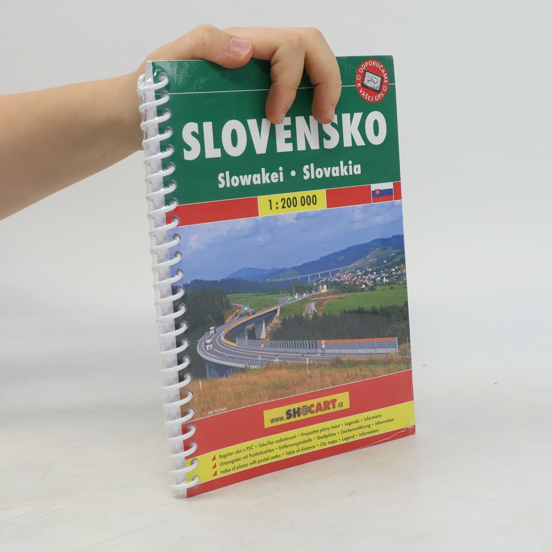 Kolektiv autorů Slovensko 1:200 000 / autoatlas (A5, spirála)