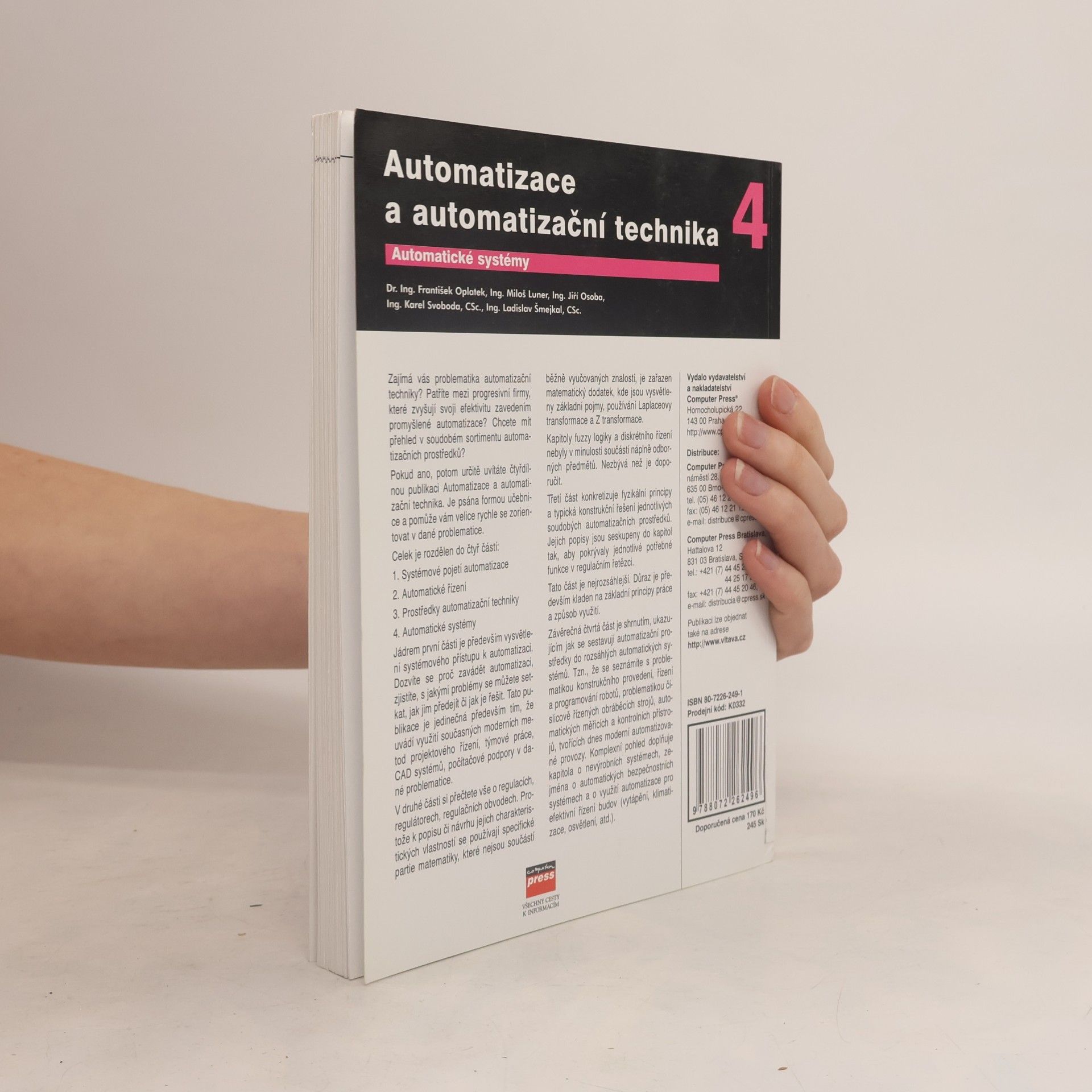 Oplatek František Automatizace a automatizační technika. 4, Automatické systémy