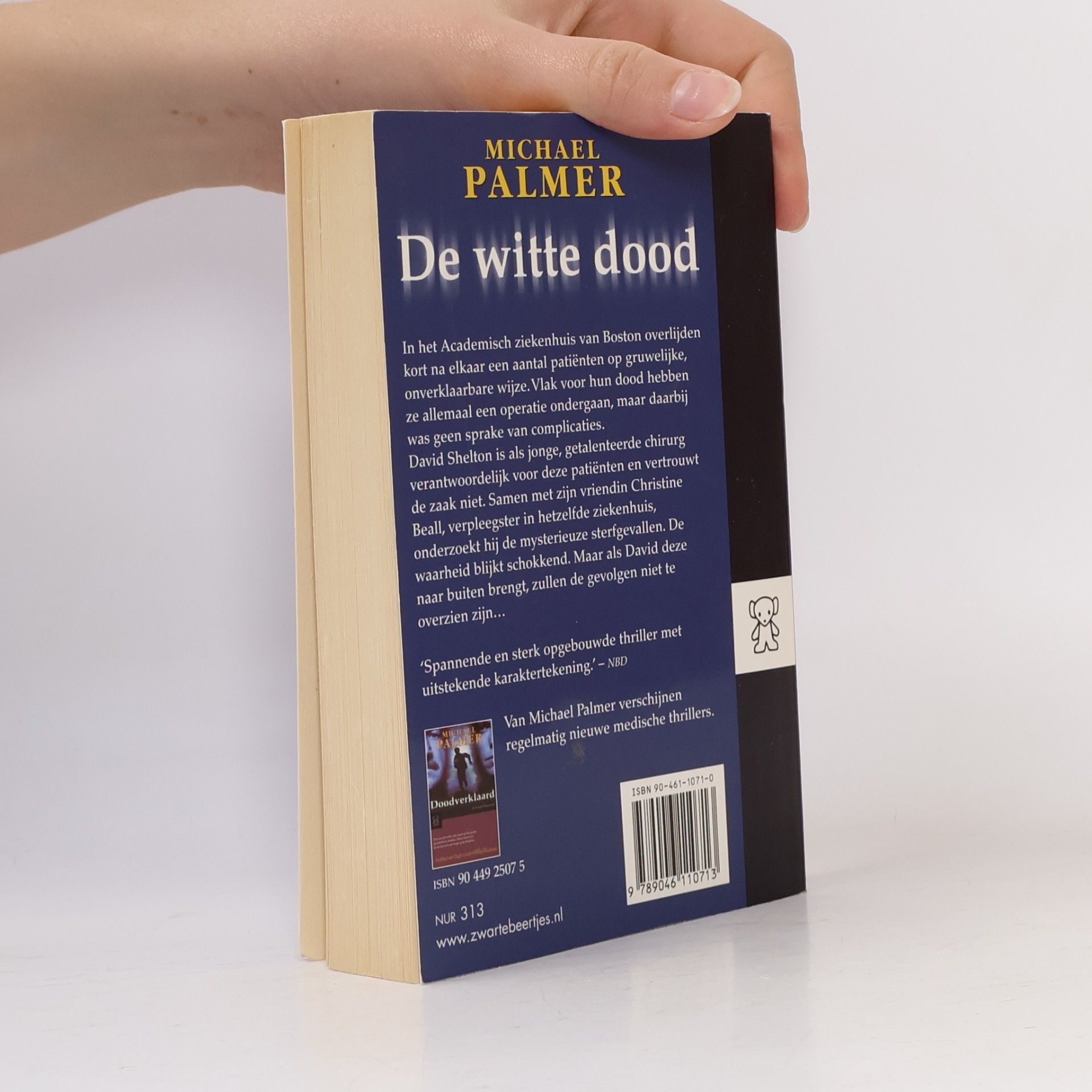 Palmer, M. De witte dood (Zwarte beertjes, 2415)