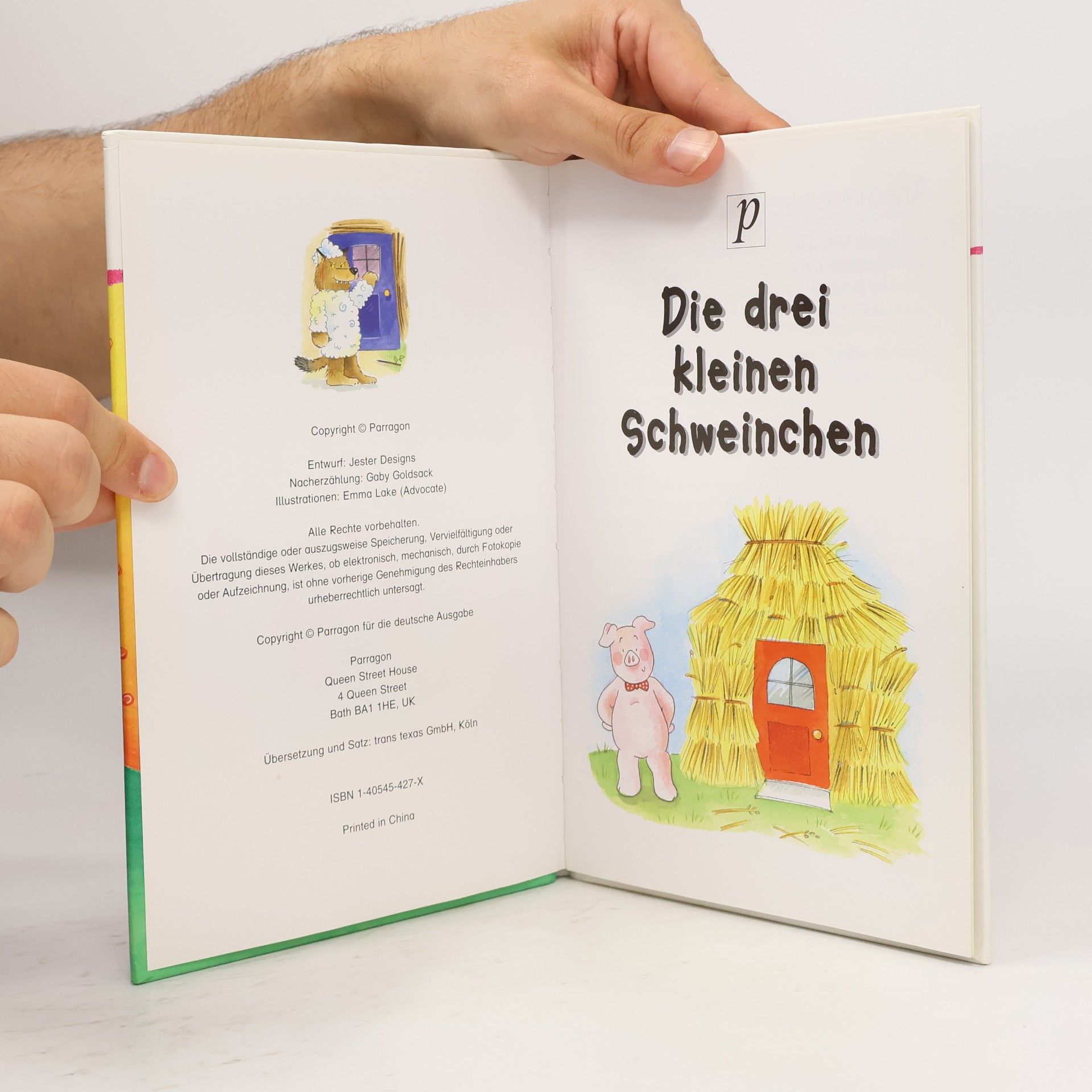 Gaby Goldsack Erste Lesegeschichten - Die drei kleinen Schweinchen