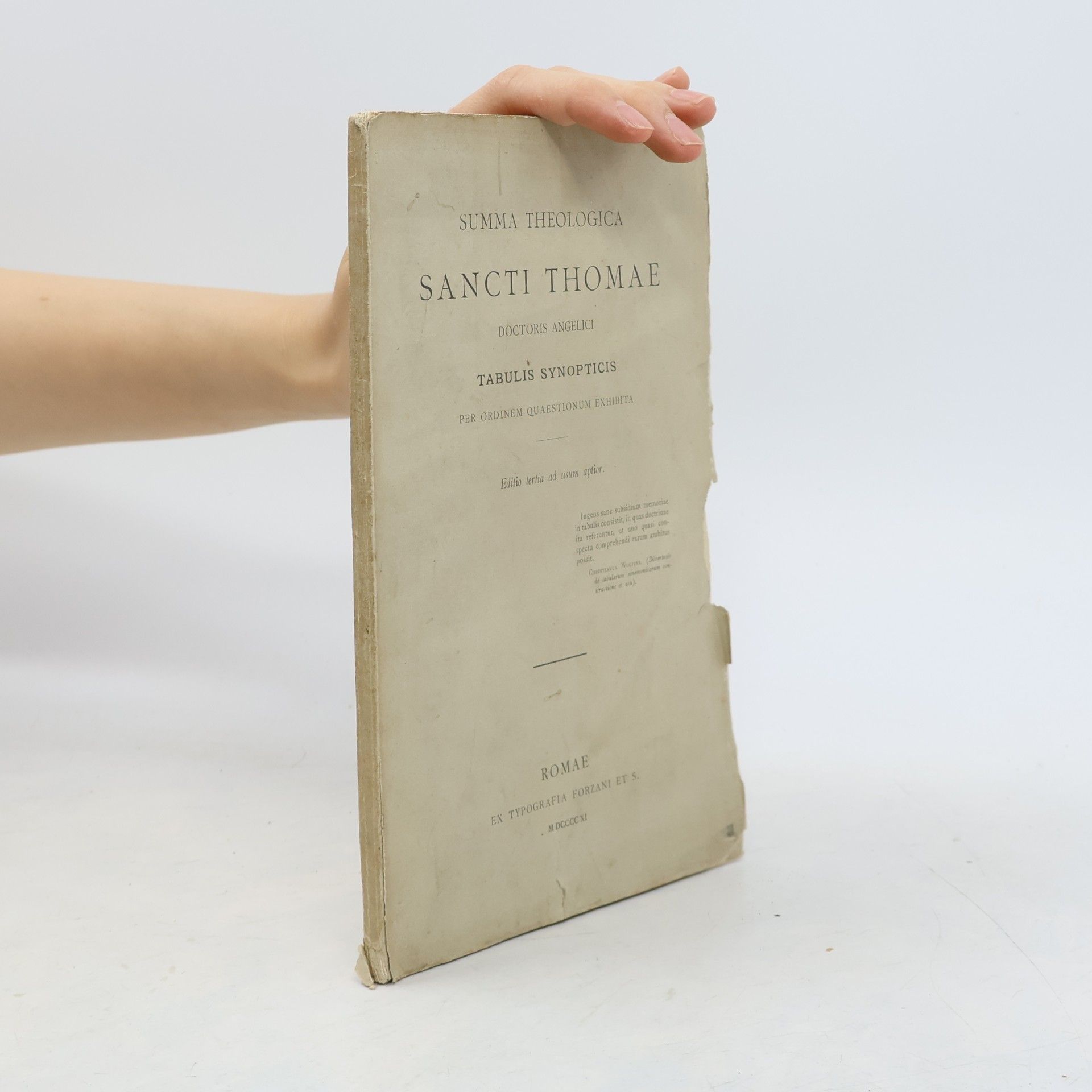 Kolektiv autorů Sancti Thomae Aquinatis Doctoris Angelici Ordinis Praedicatorum Summa Theologica