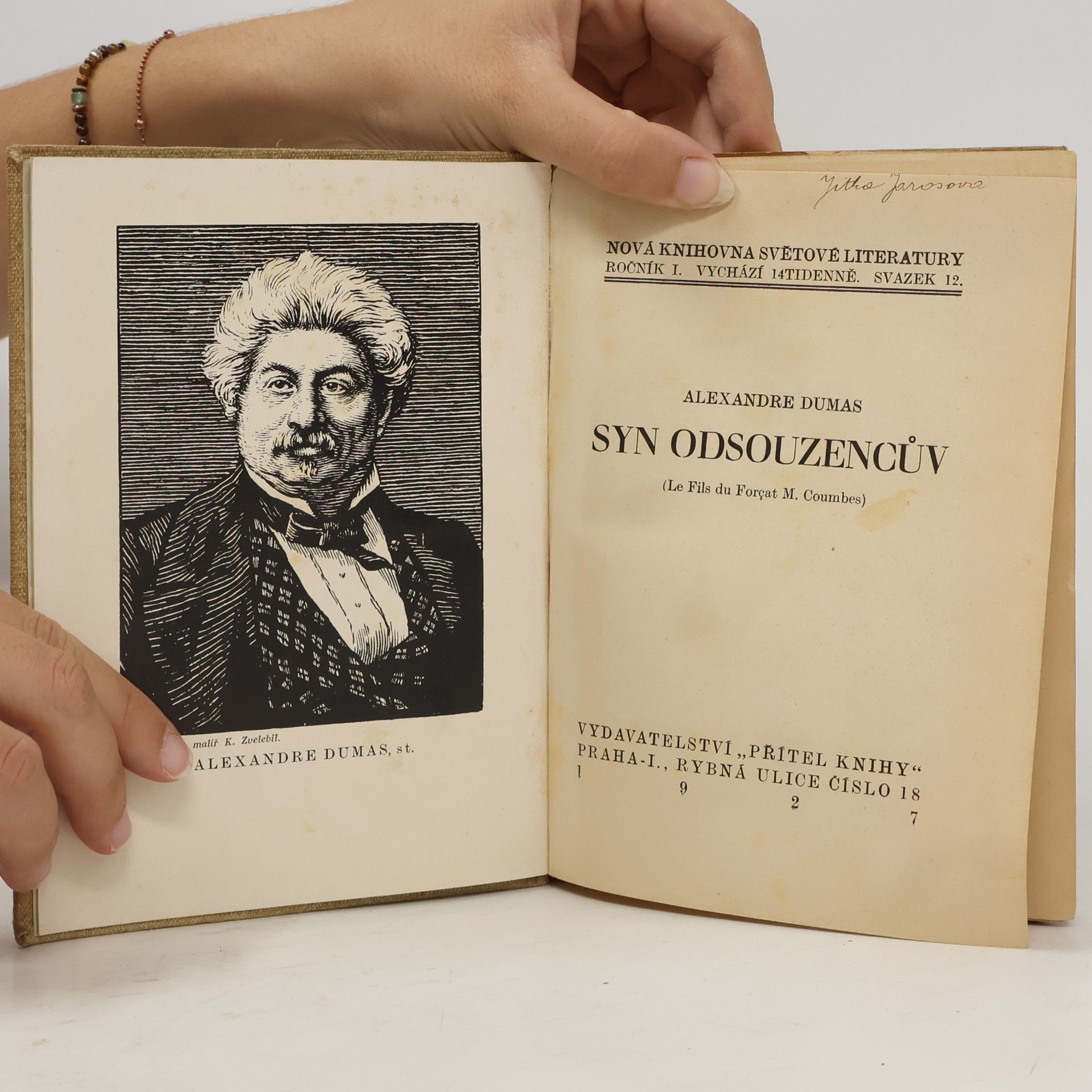 Alexandre Dumas Syn odsouzencův