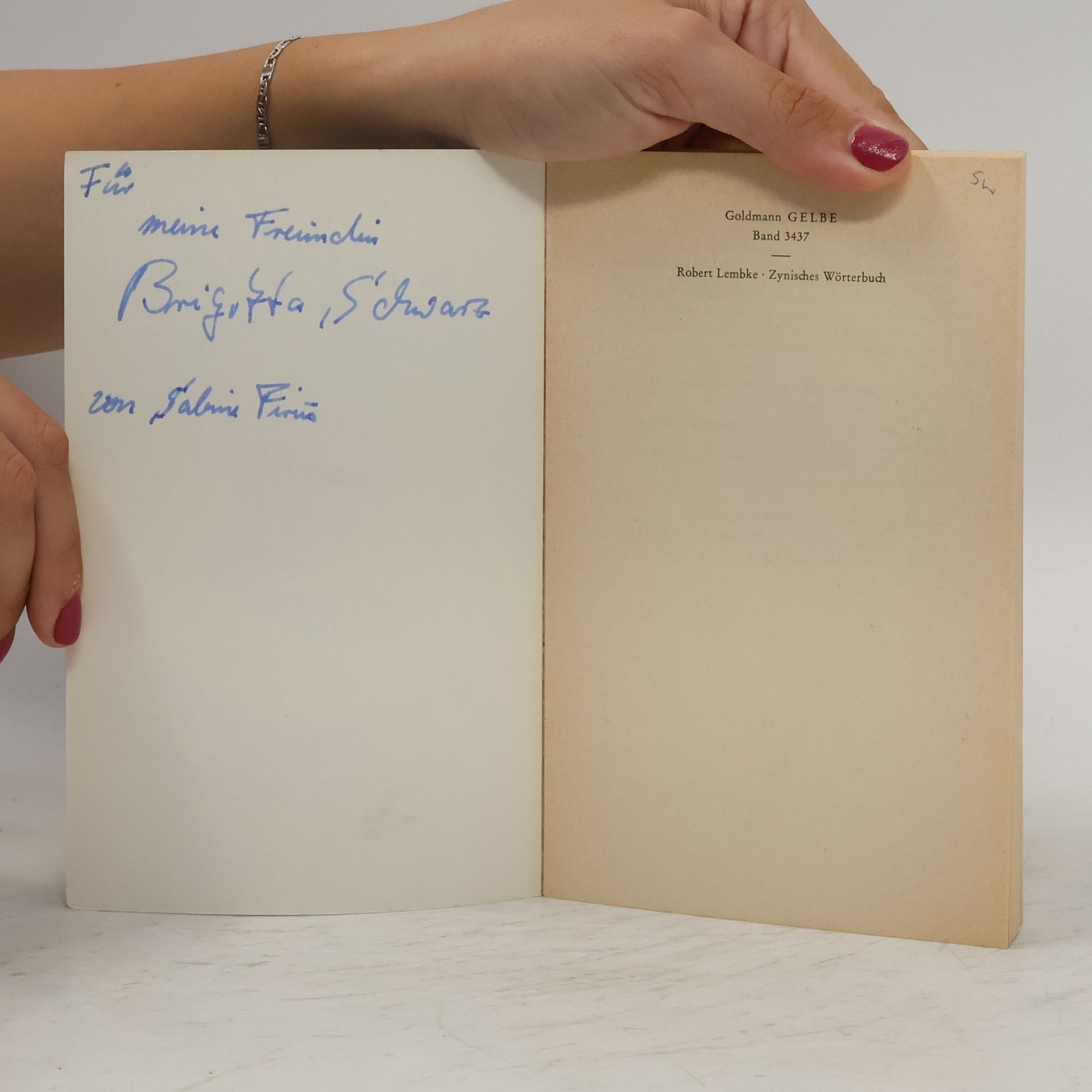 Robert Lembke Zynisches Wörterbuch