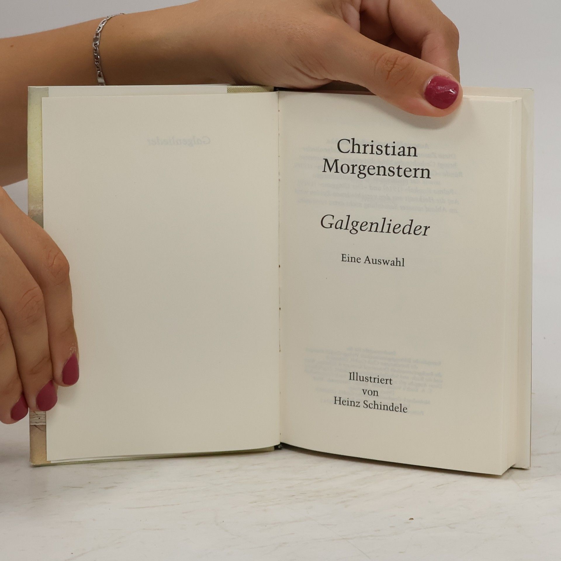 Christian Morgenstern Galgenlieder