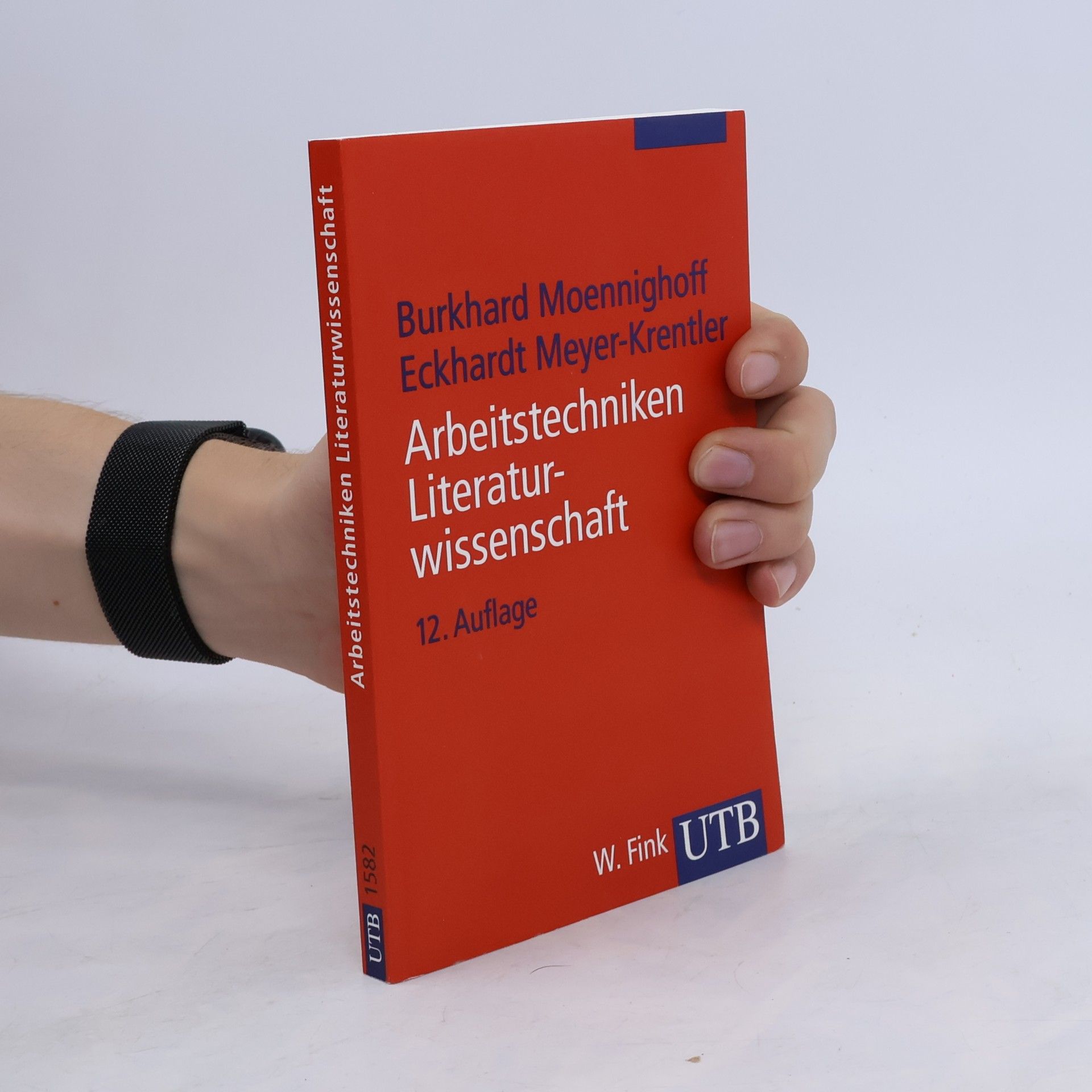 Burkhard Moennighoff Arbeitstechniken Literaturwissenschaft