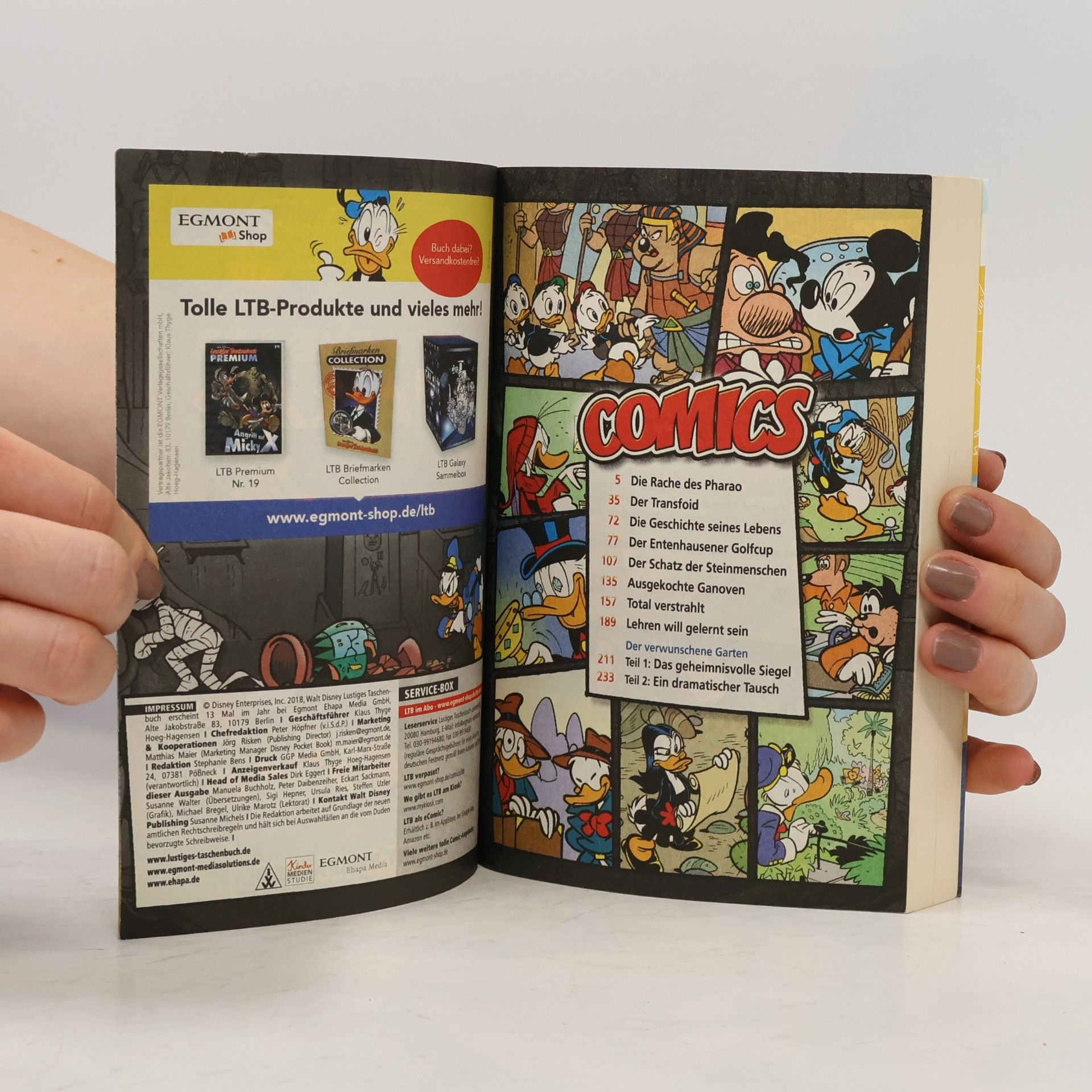 Walt Disney Lustiges Taschenbuch 510. Der Rache des Pharao