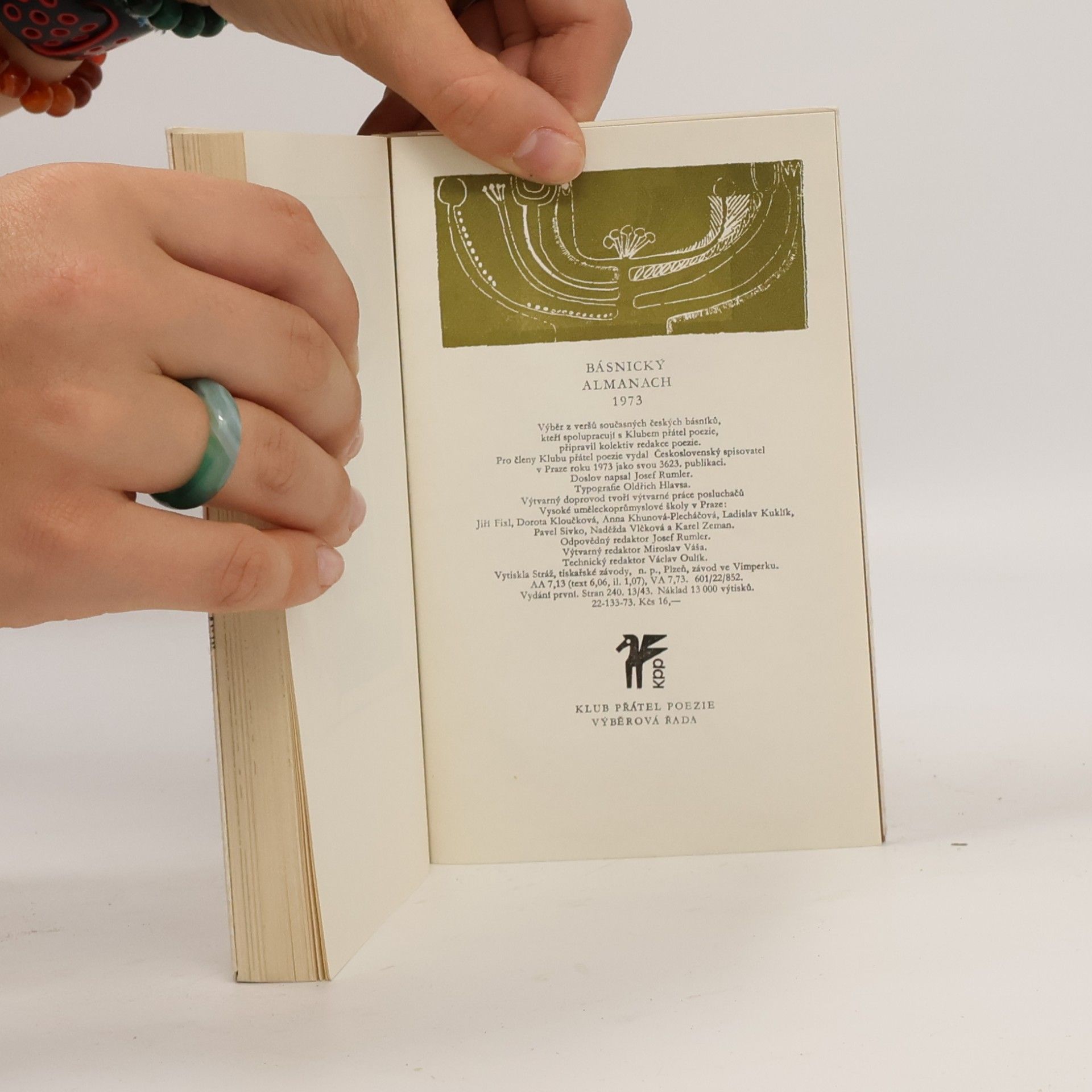 Auteurscollectief Básnický almanach 1973