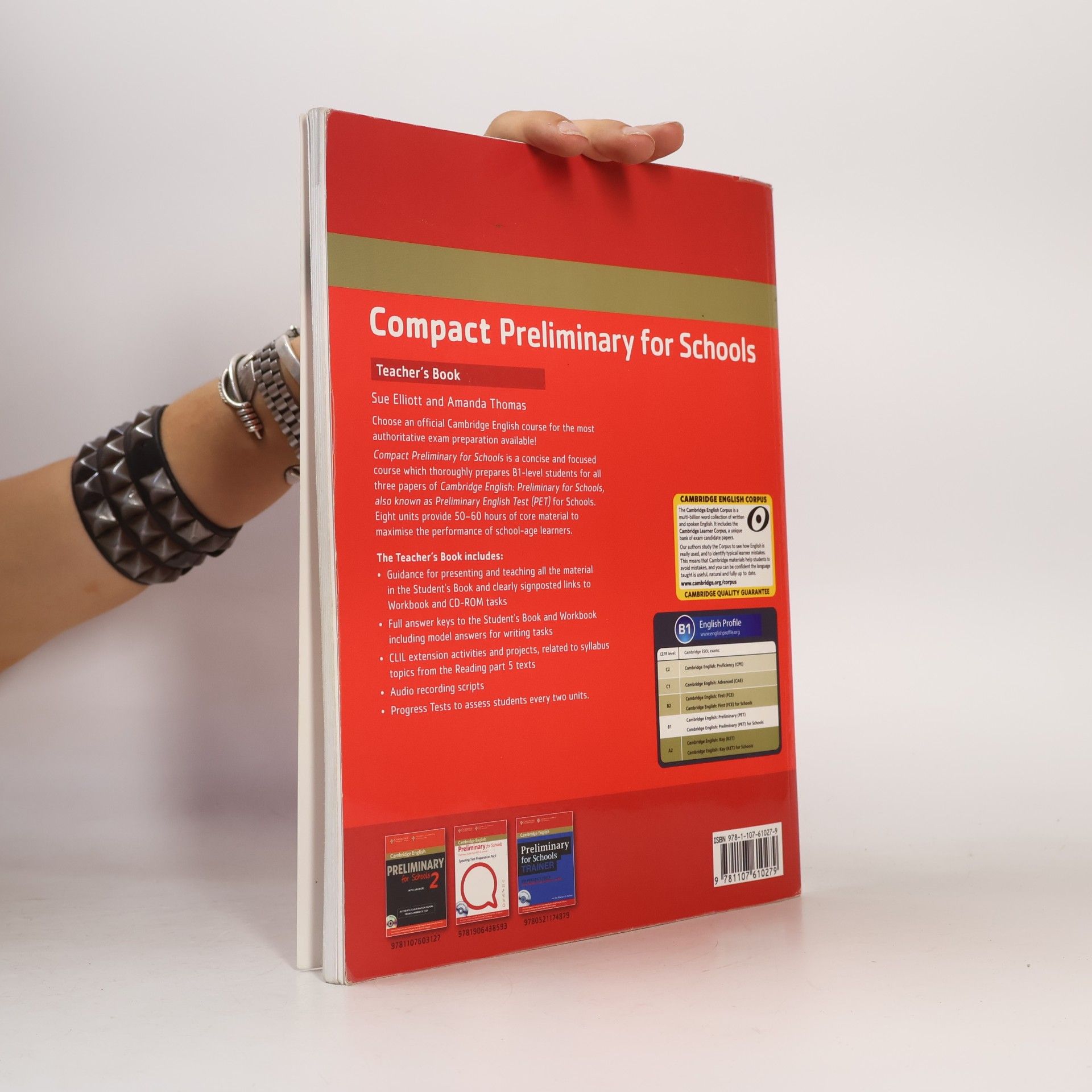 Sue Elliott Compact Preliminary for Schools Teachers Book - B1 English Profile