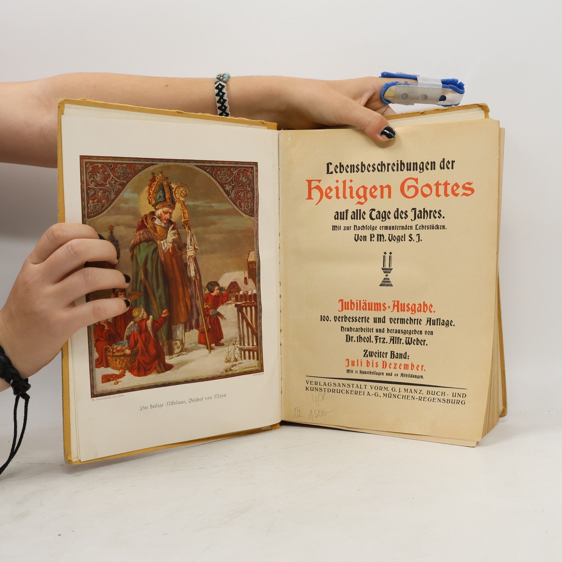 Matthaus Vogel Lebensbeschreibungen der heiligen Gottes auf alle Tage des Jahres 2