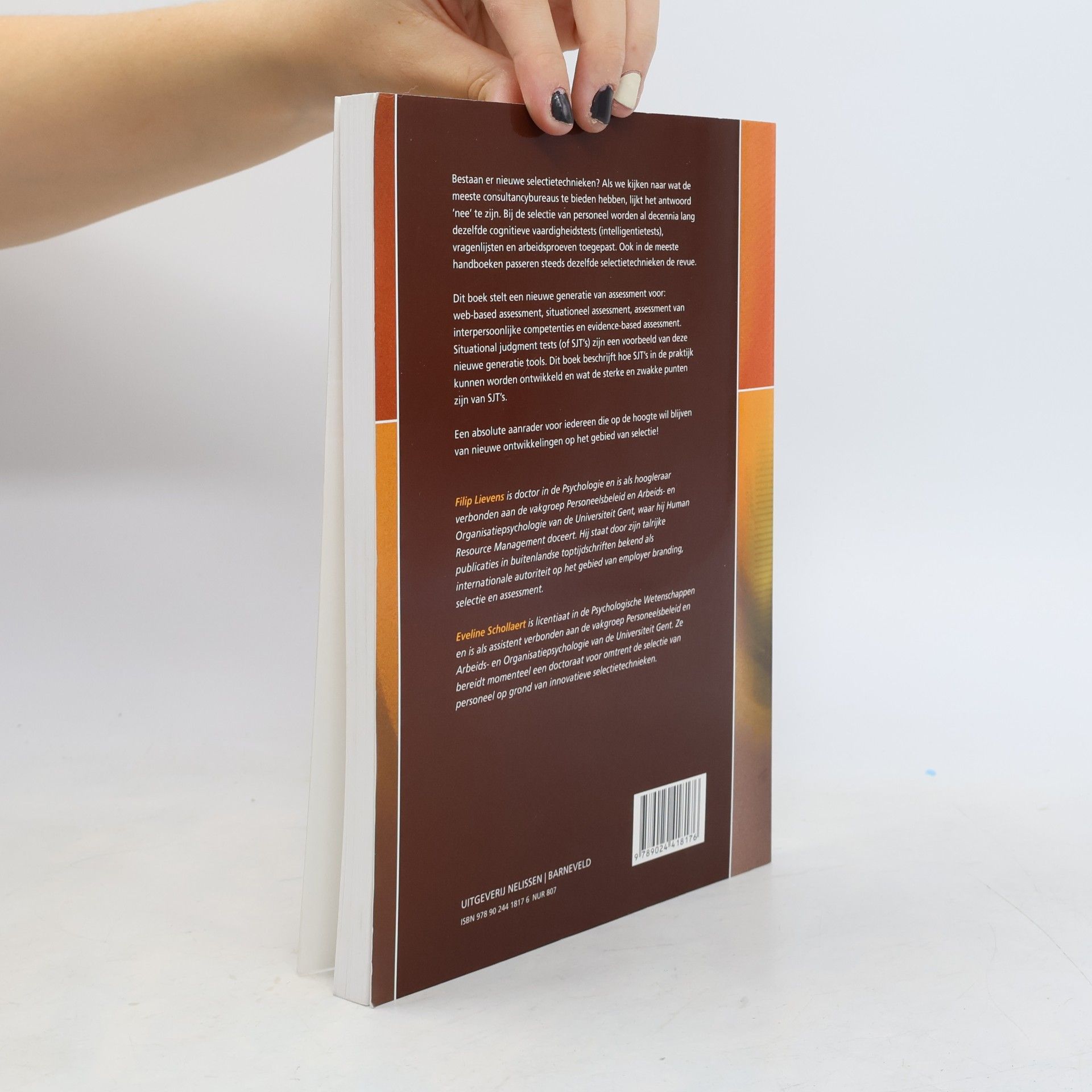 Lievens, F. Naar een nieuwe generatie assessment: een open boek over situationele tests (PM-reeks)