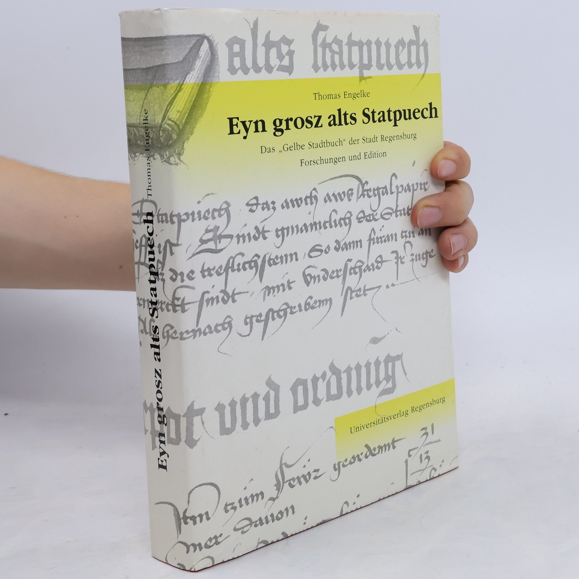 Thomas Engelke Regensburger Studien und Quellen zur Kulturgeschichte - 2: Eyn grosz alts Statpuech