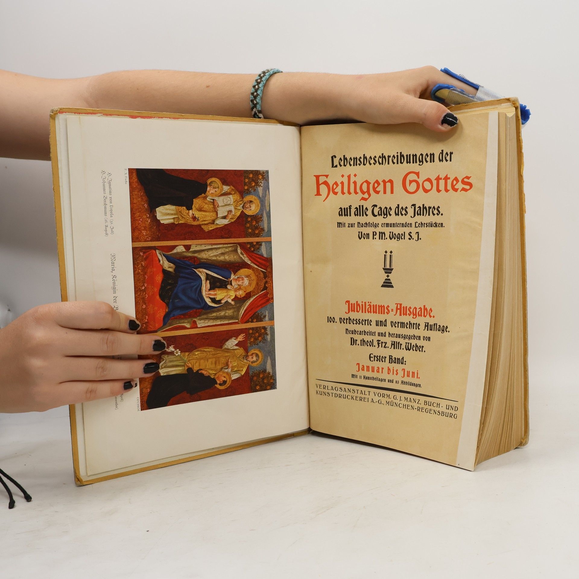 Matthaus Vogel Lebensbeschreibungen Der Heiligen Gottes I.
