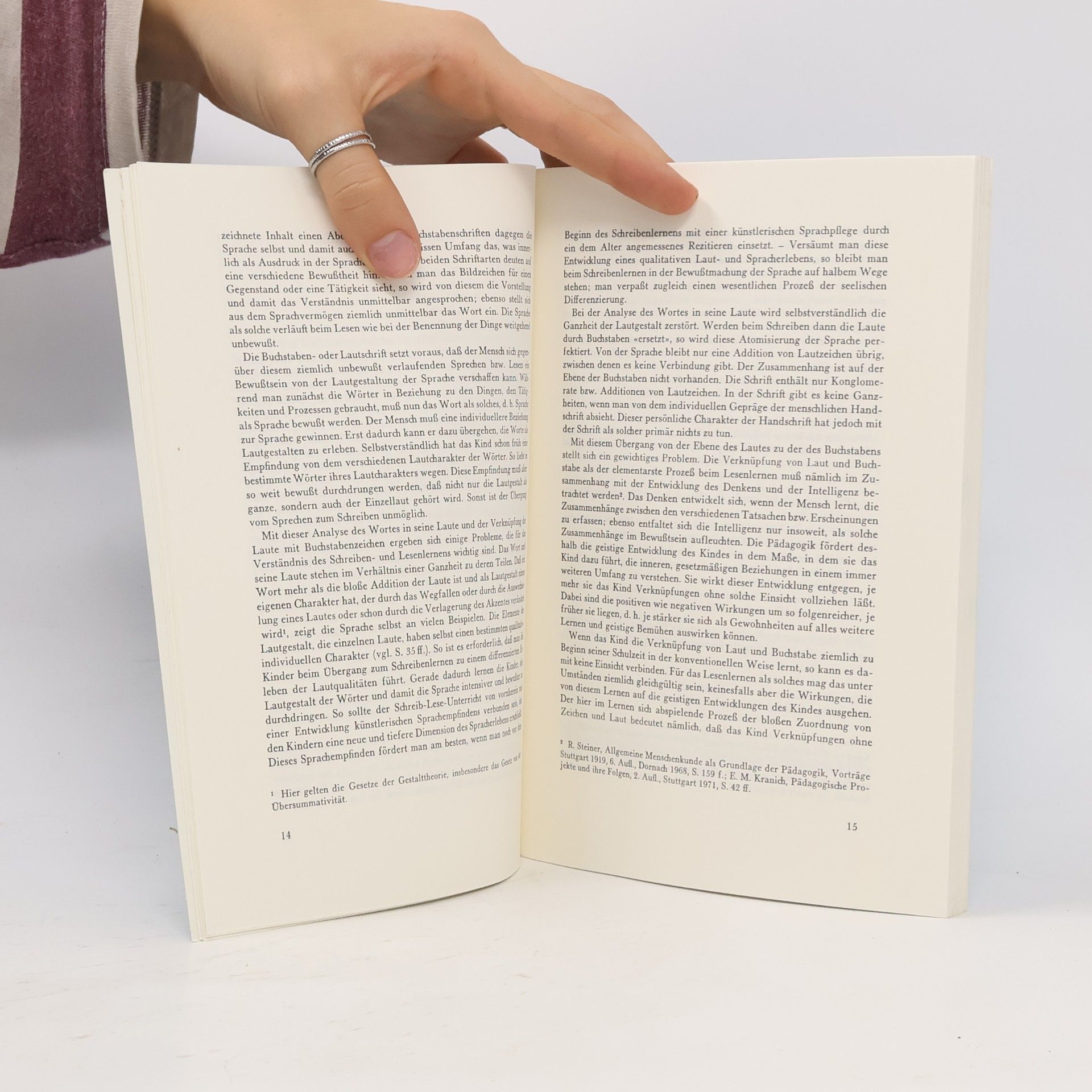 Erika Dühnfort Der Anfangsunterricht im Schreiben und Lesen in seiner Bedeutung für das Lernen und die Entwicklung des Kindes