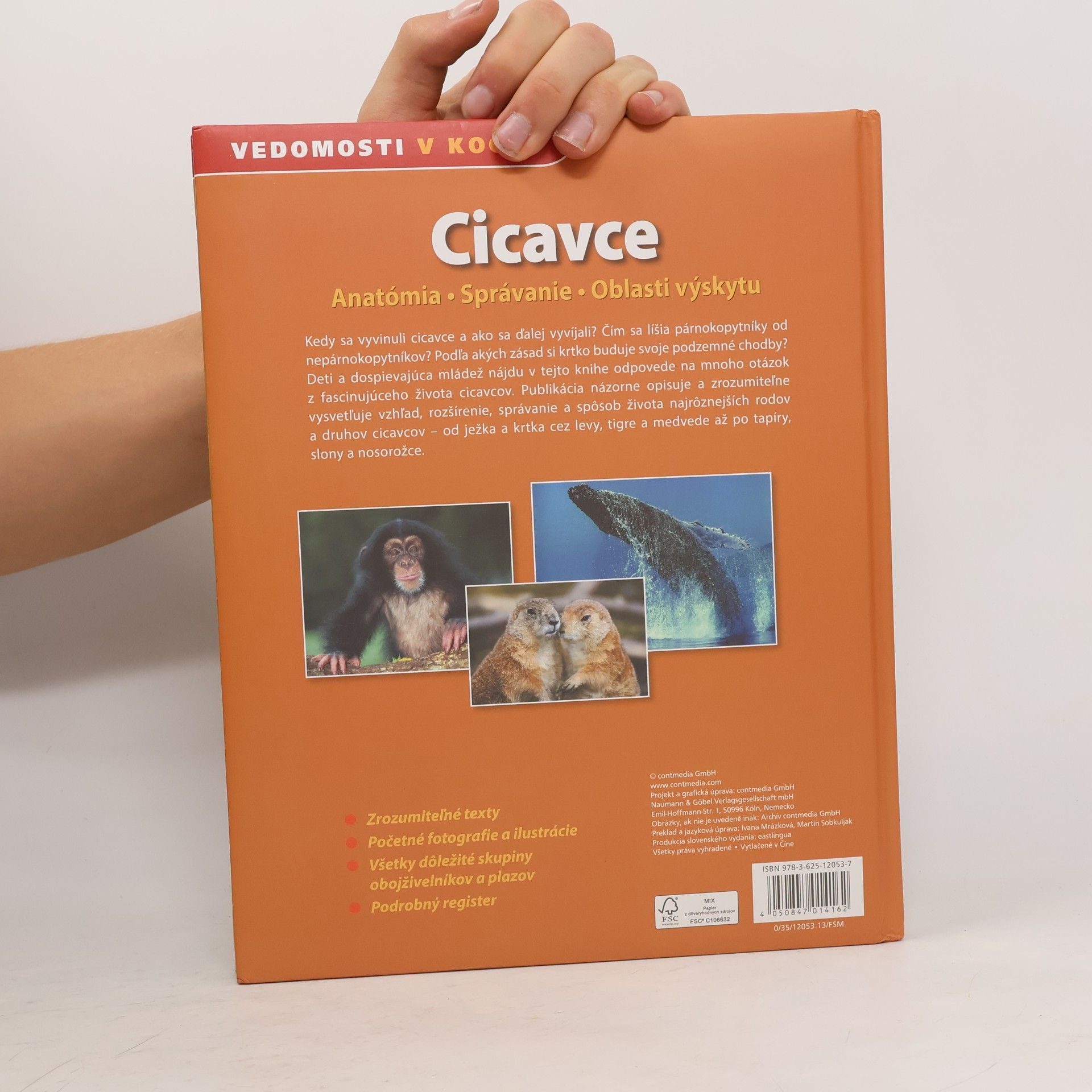AA.VV. Cicavce. Anatómia, správanie, oblasti výskytu