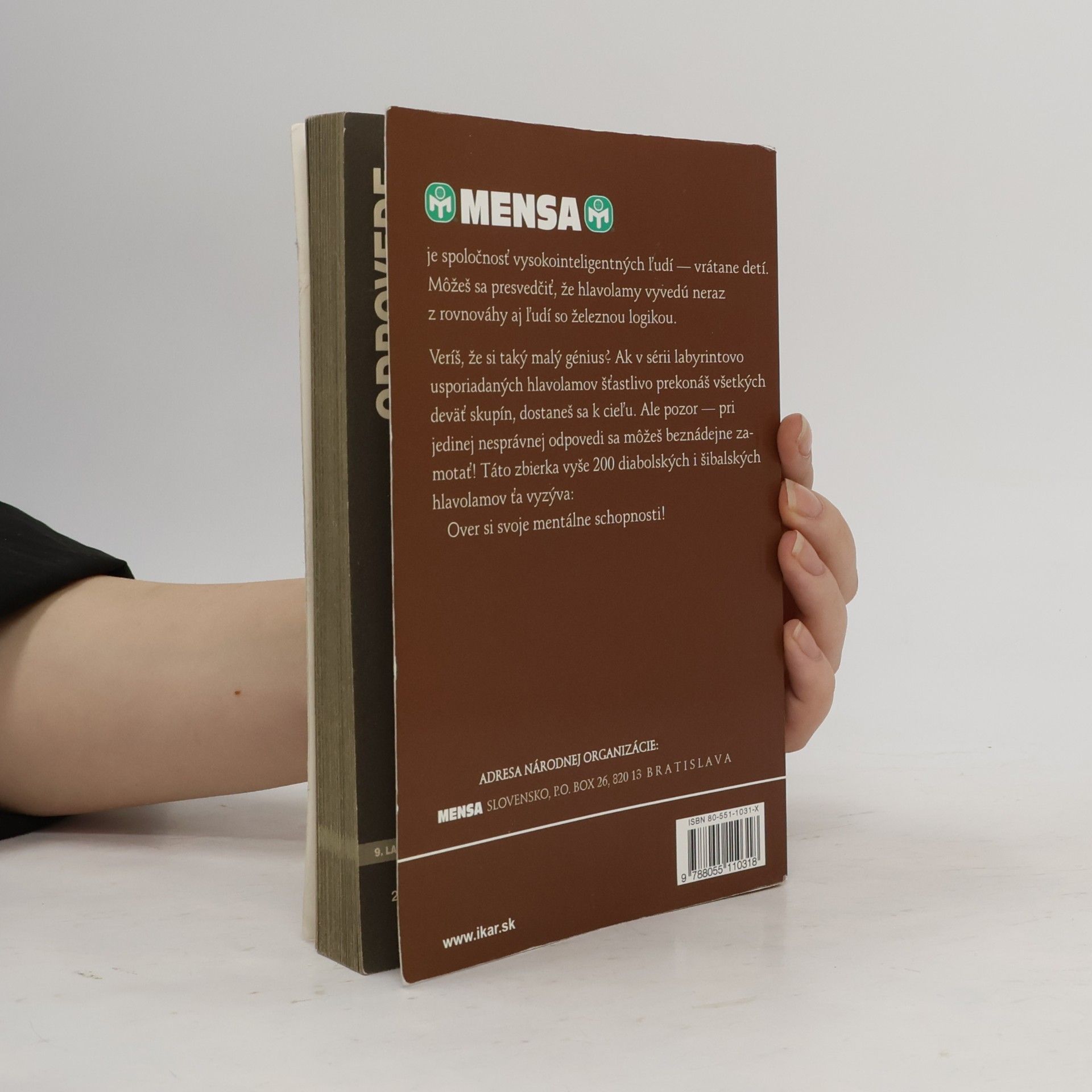 Collectif d'auteurs Mensa 1. - Hlavolamy pre deti - 2.vydani
