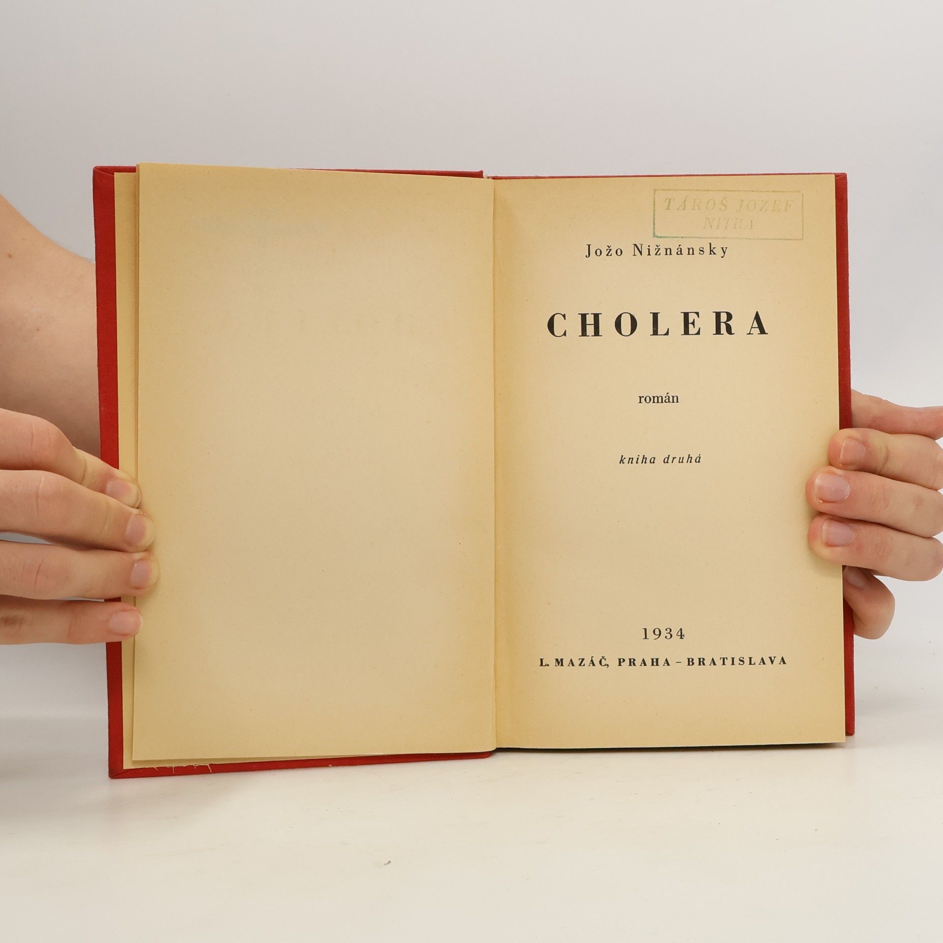 Jozef Nižnánsky Cholera 2