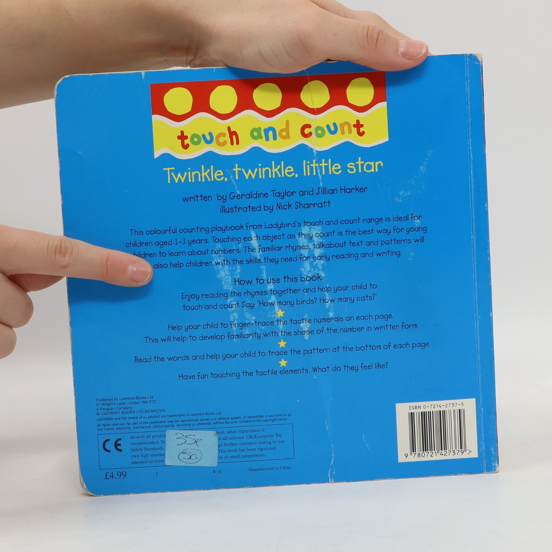 Geraldine Taylor Ladybird: Touch And Count Playbook Twinkle Twinkle Little Star