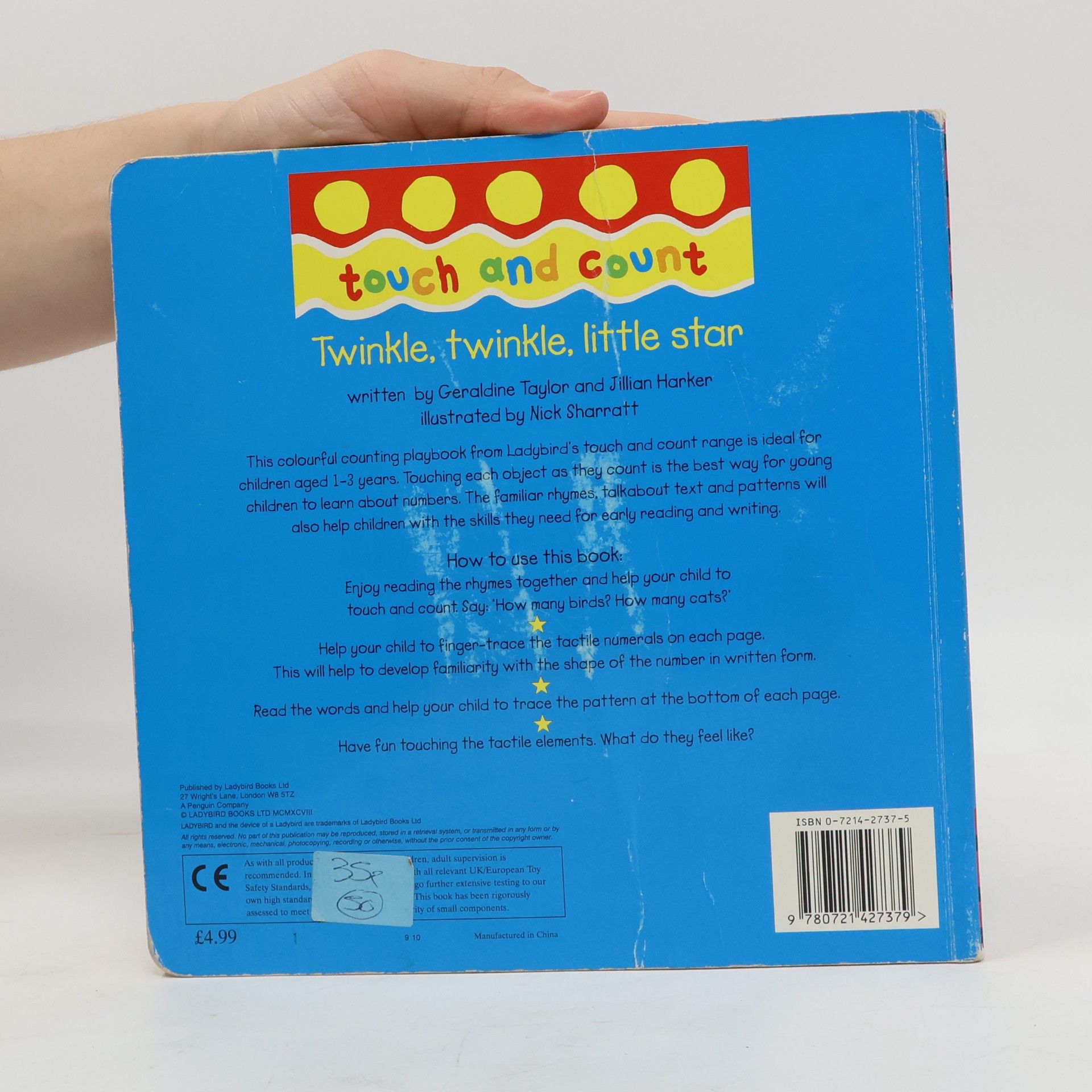 Geraldine Taylor Ladybird: Touch And Count Playbook Twinkle Twinkle Little Star