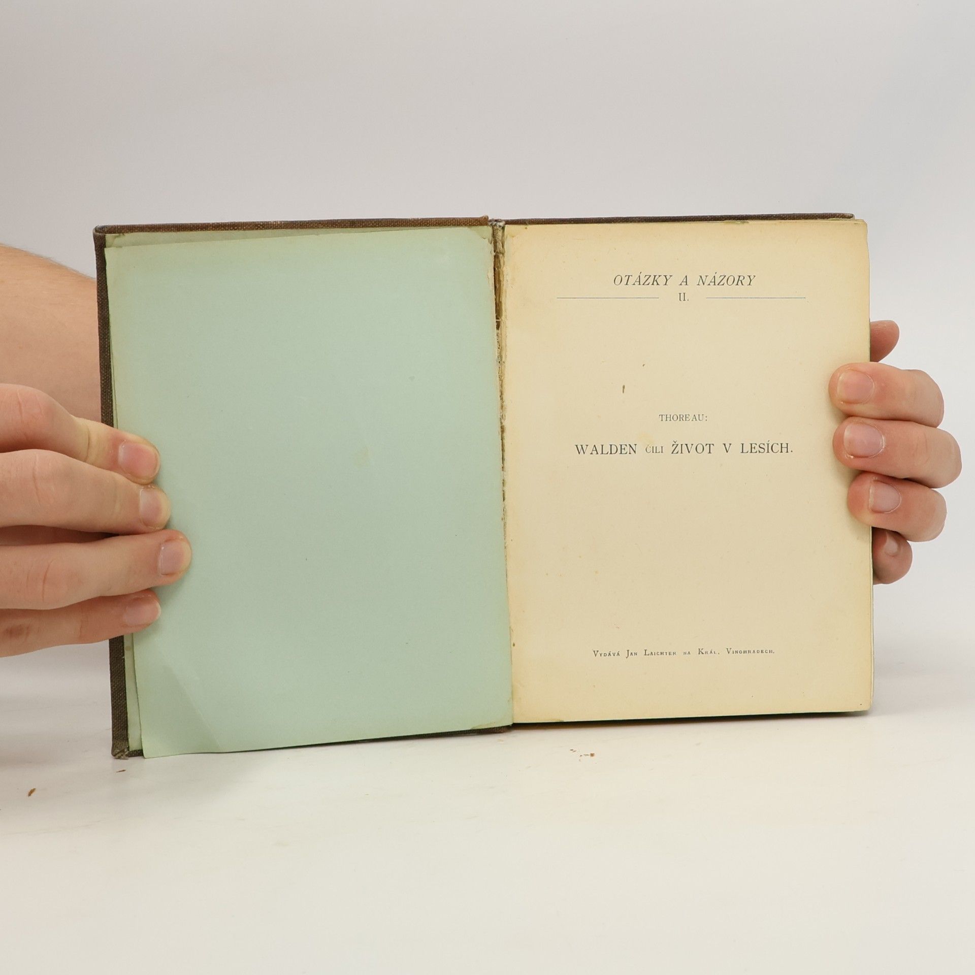 Henry David Thoreau Walden čili život v lesích