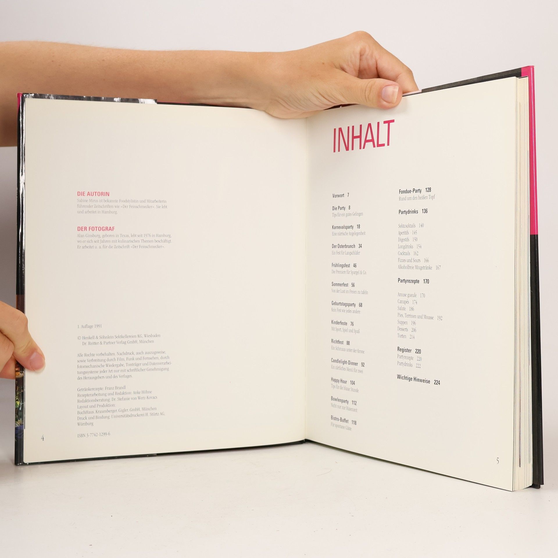 Sabine Mirus Das Brillant Party-Buch