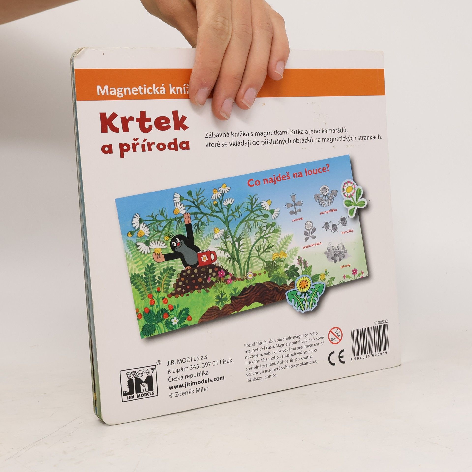 Zdeněk Miler Krtek a příroda. Magnetická knížka