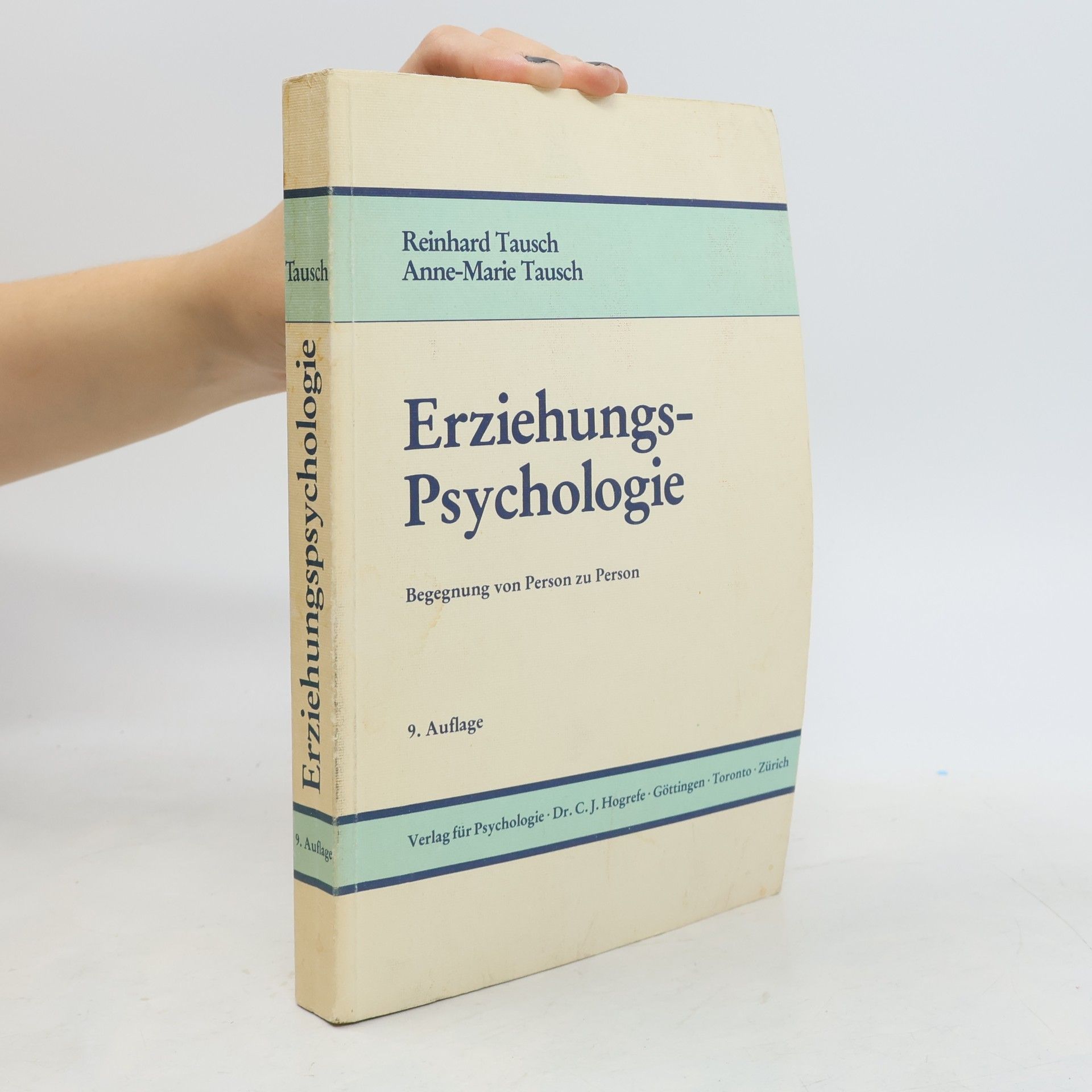 Reinhard Tausch Erziehungspsychologie