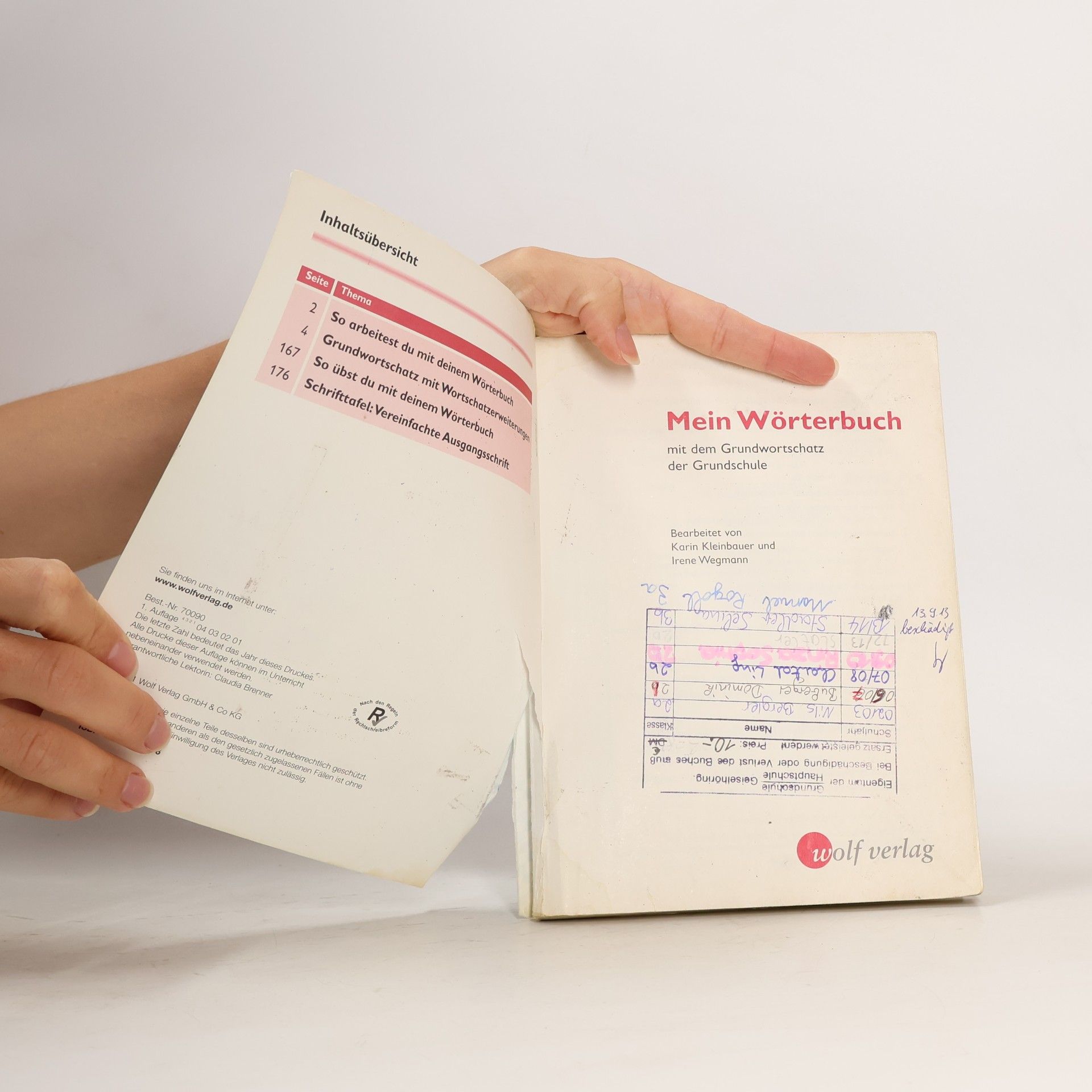 Karin Kleinbauer Mein Wörterbuch