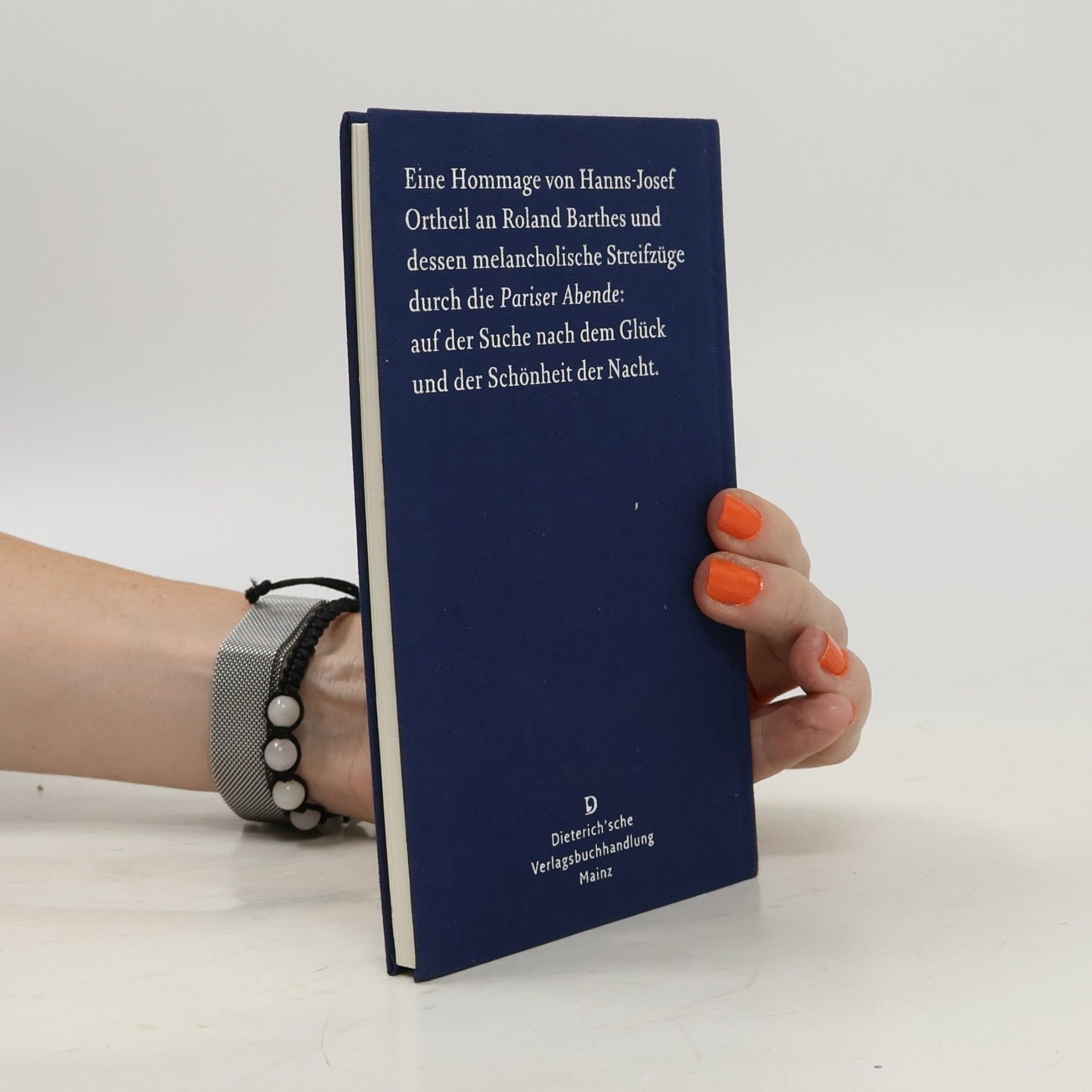 Hanns-Josef Ortheil Die Pariser Abende des Roland Barthes