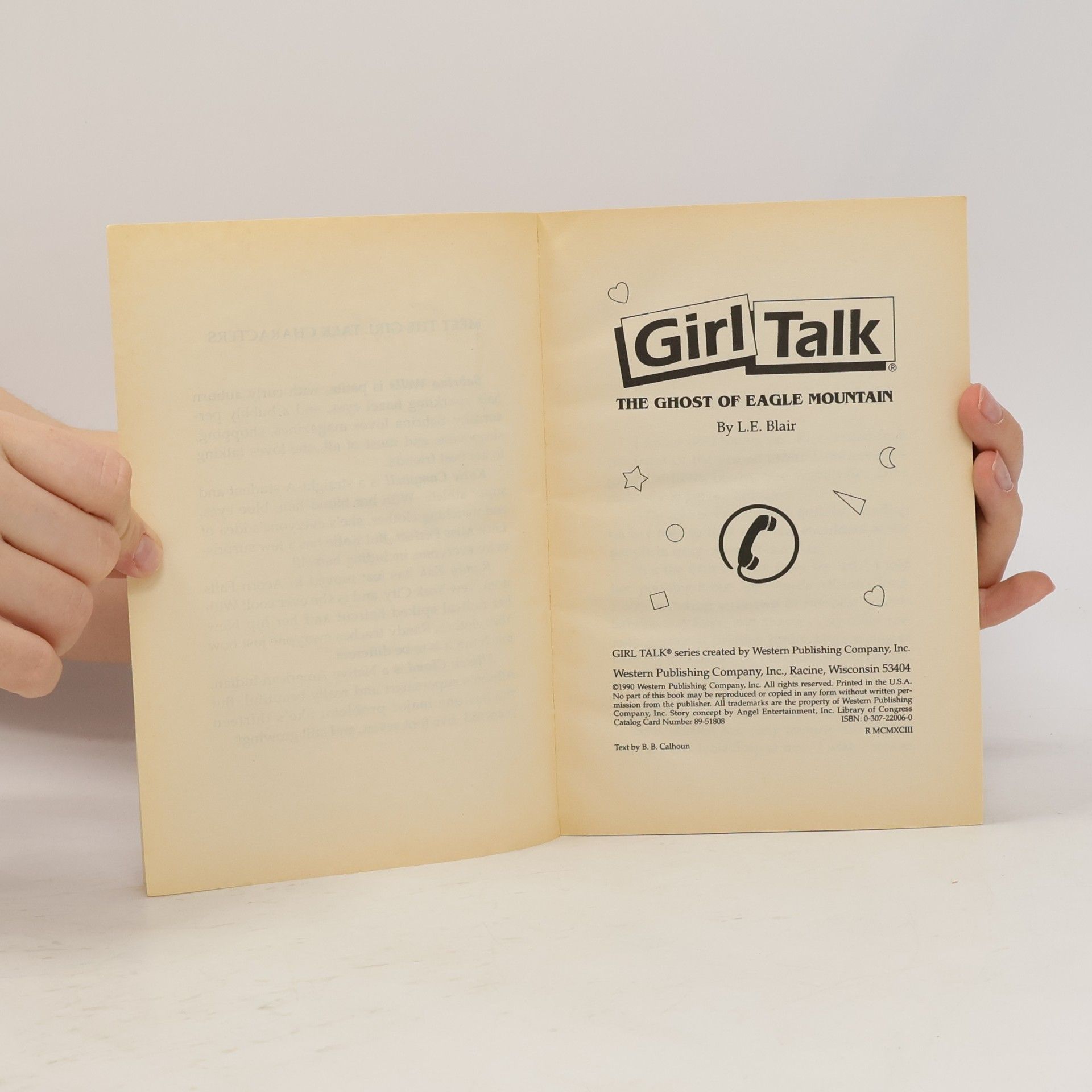L. E. Blair Girl Talk - 6: The Ghost of Eagle Mountain