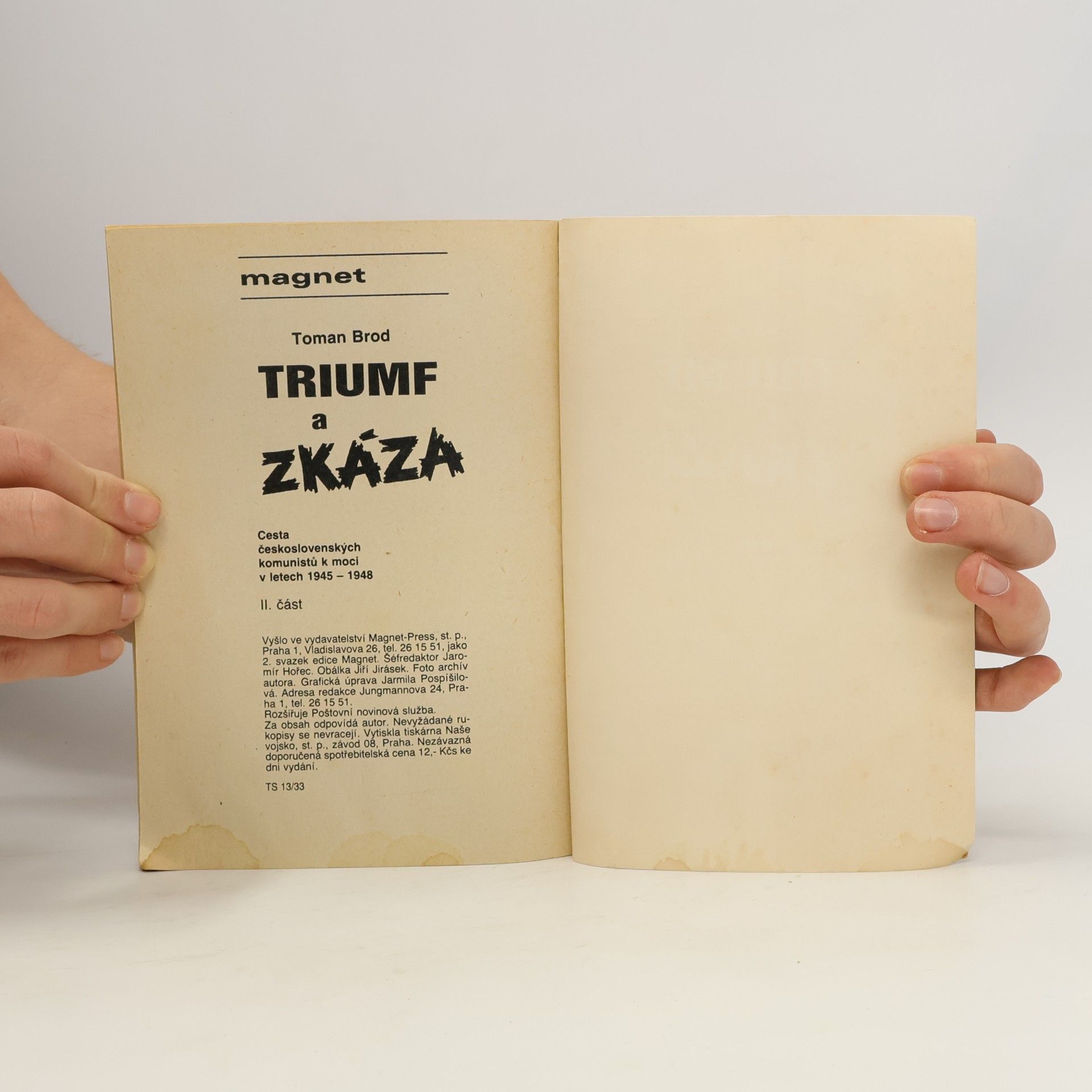 Toman Brod Triumf a zkáza II. část