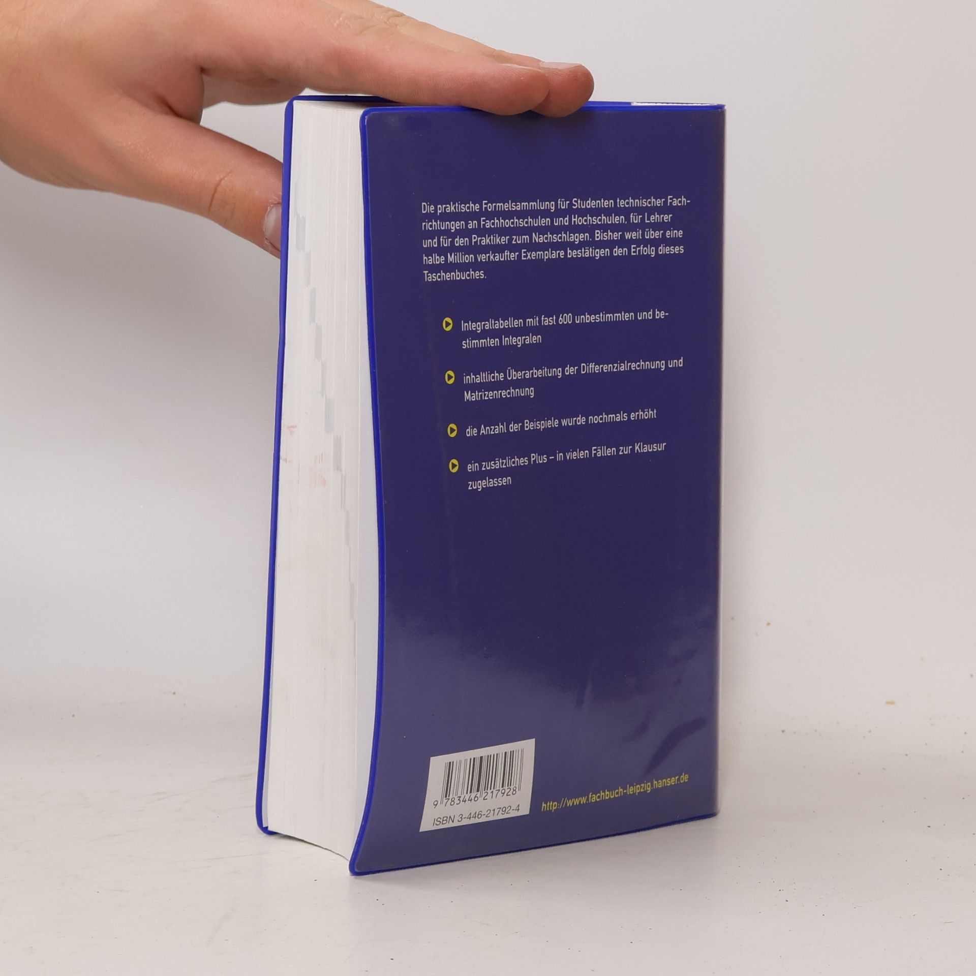 Hans Jochen Bartsch Taschenbuch mathematischer Formeln