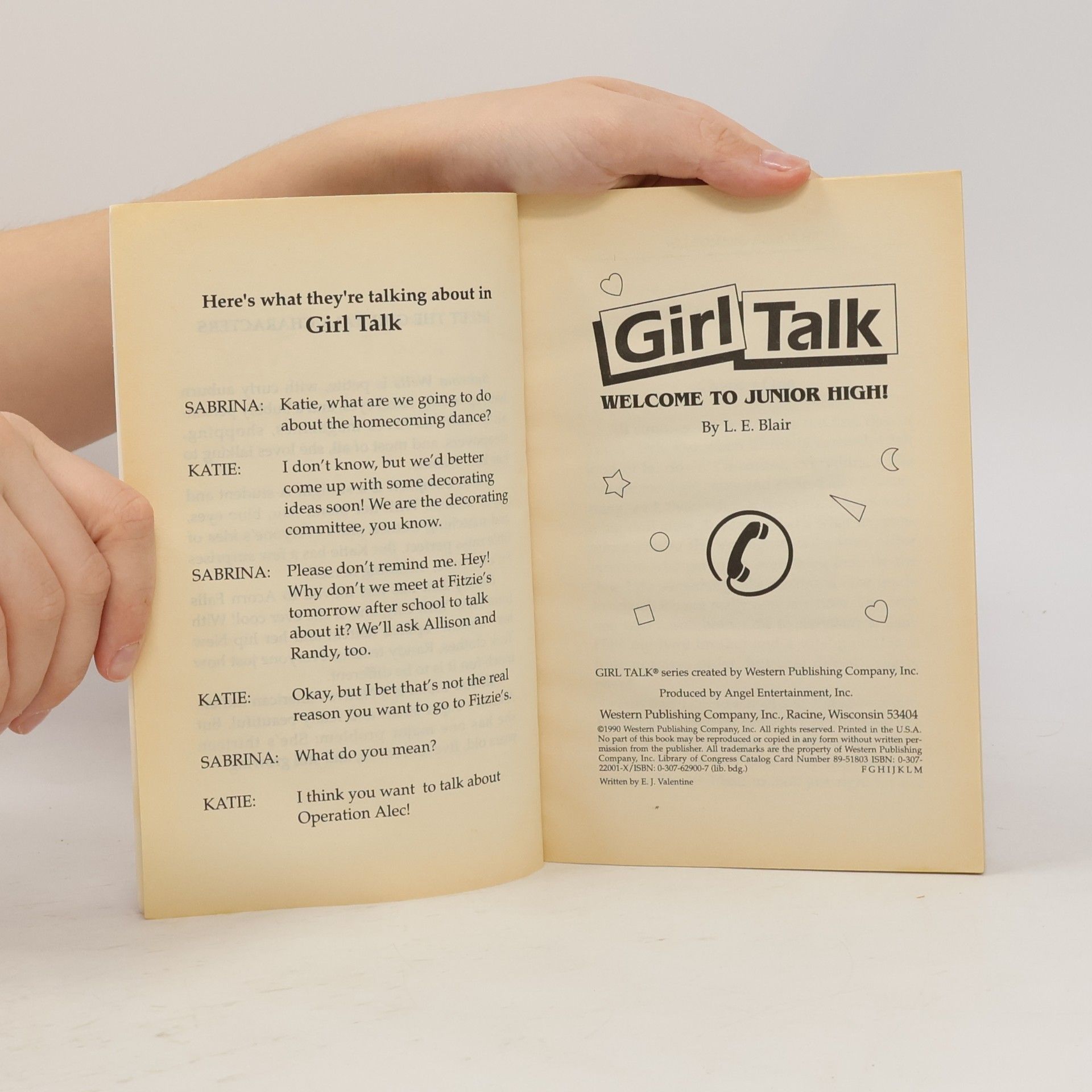 L. E. Blair Girl Talk - 1: Welcome to Junior High!