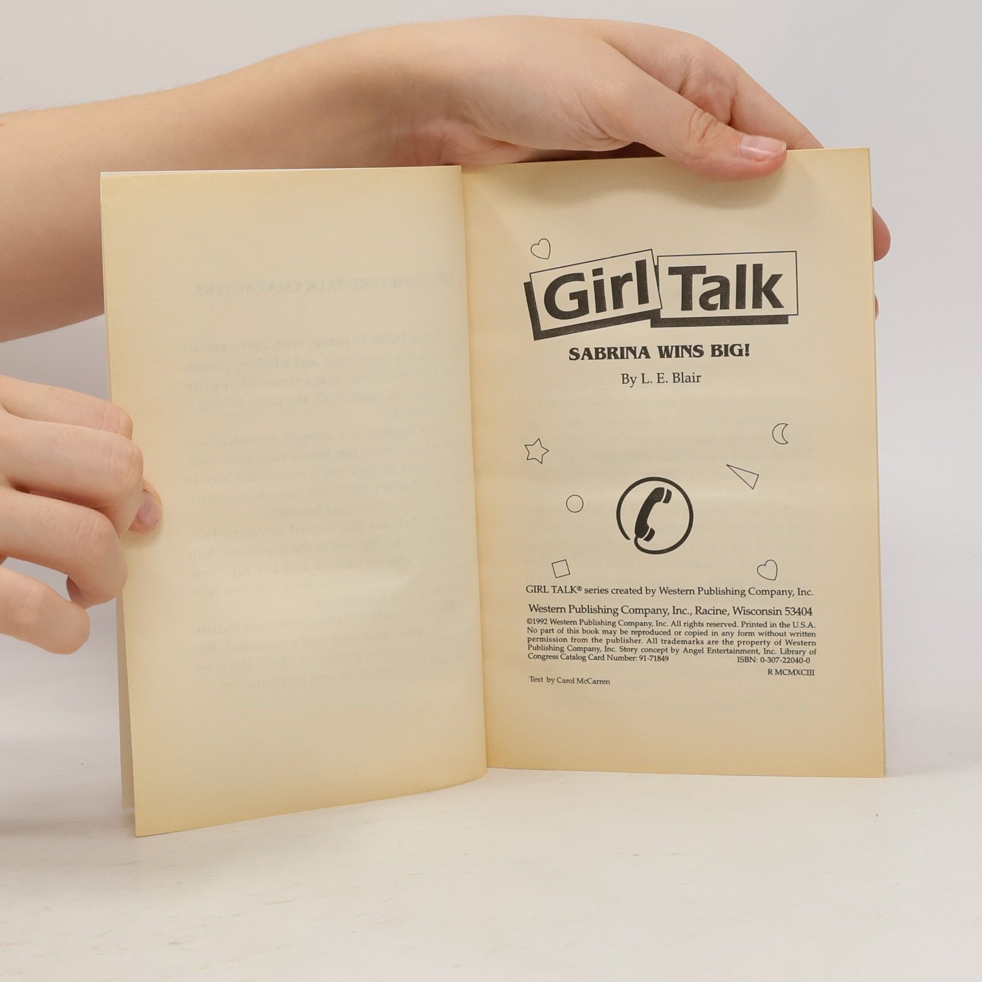 L. E. Blair Girl Talk - 40: Sabrina Wins Big