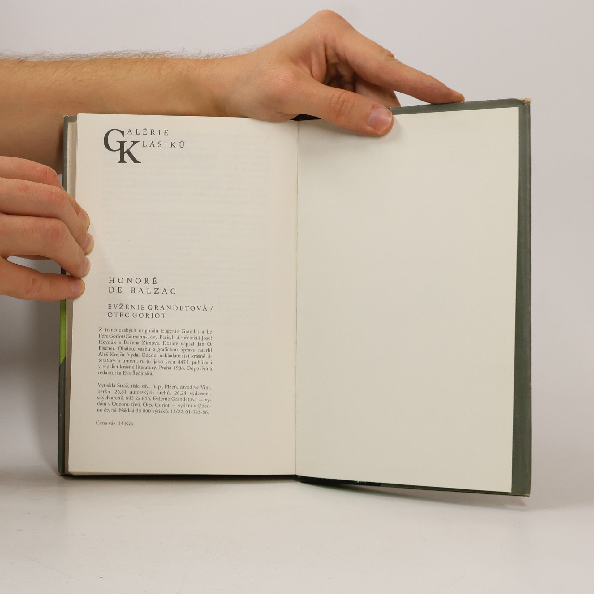 Honoré de Balzac Evženie Grandetová. Otec Goriot
