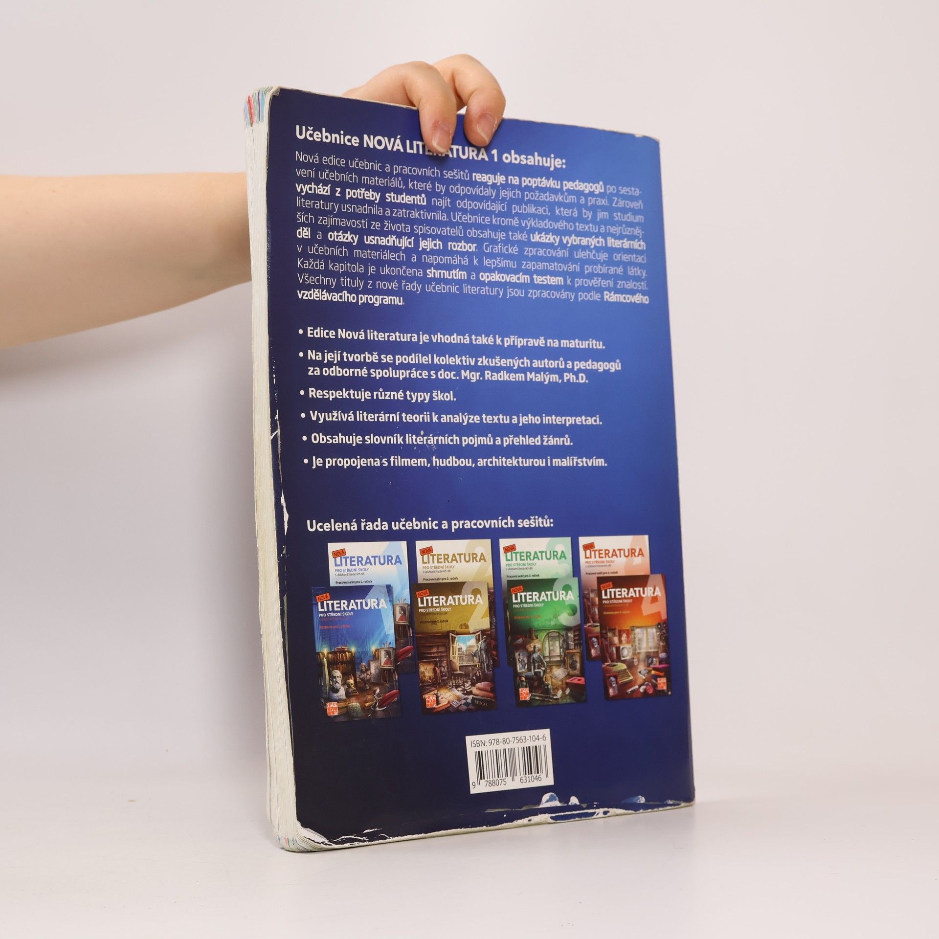 Collectif d'auteurs Nová literatura pro střední školy s ukázkami literárních děl. Učebnice pro 1. ročník