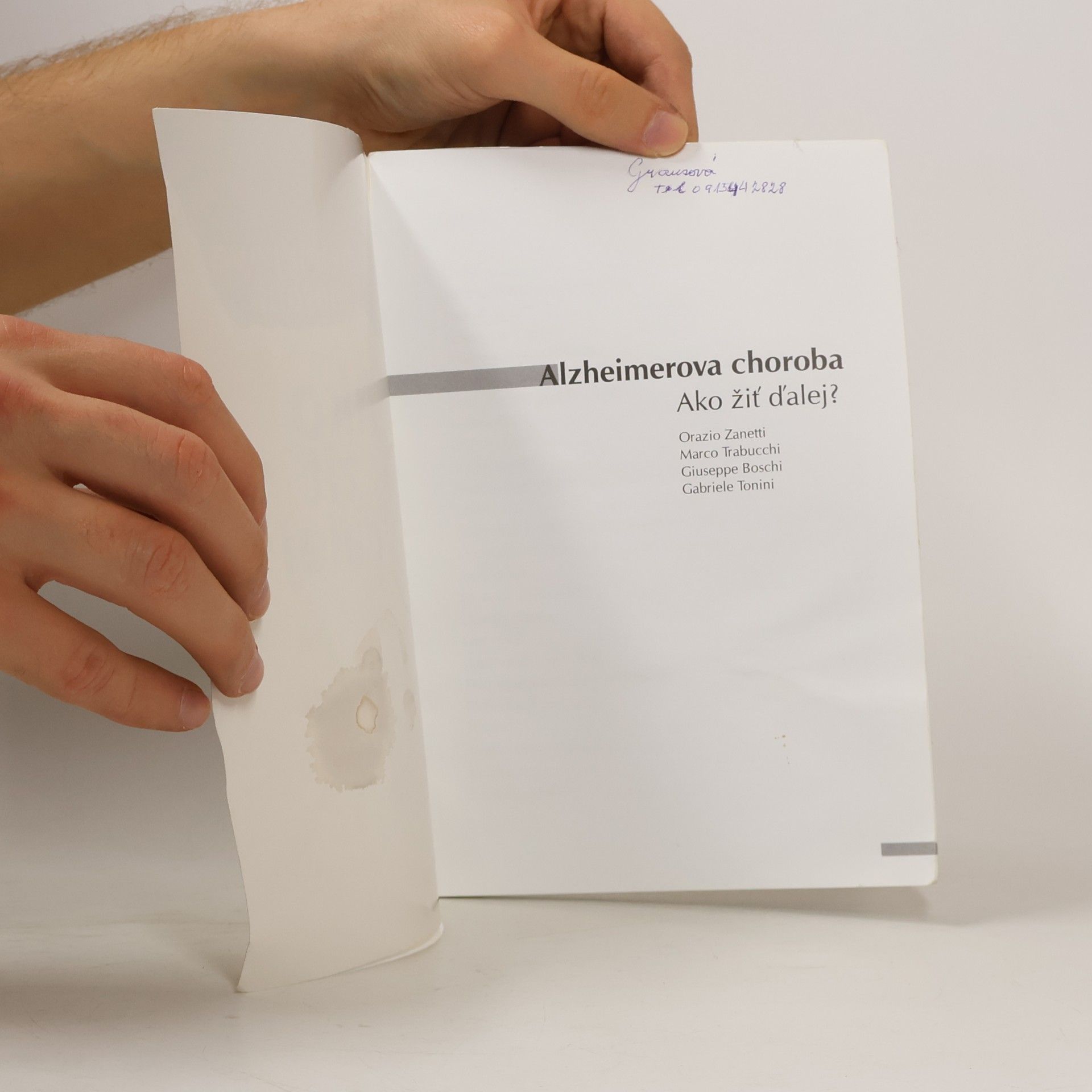 kolektiv Alzheimerova choroba - Ako žiť daľej?