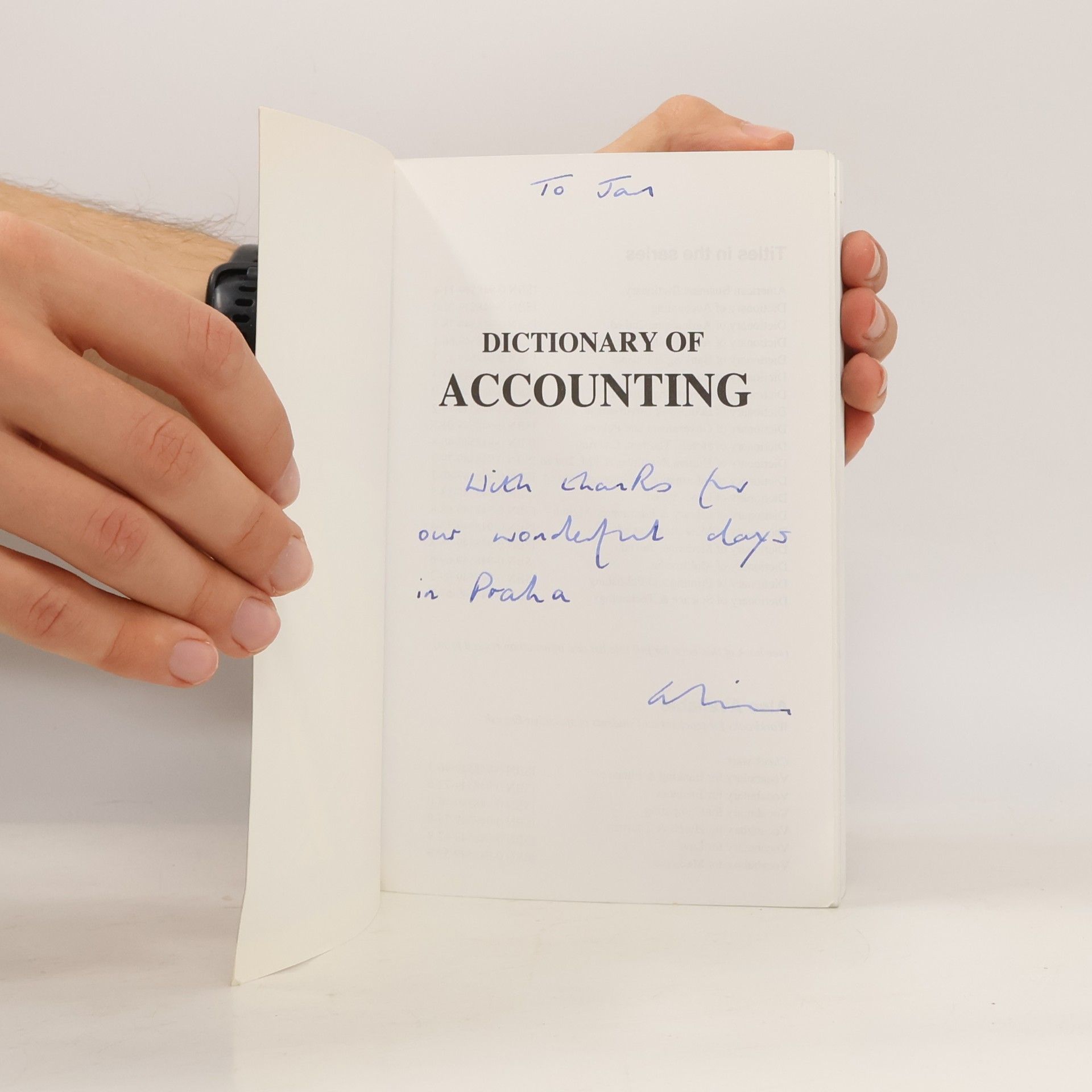 Adrian Joliffe Dictionary of Accounting