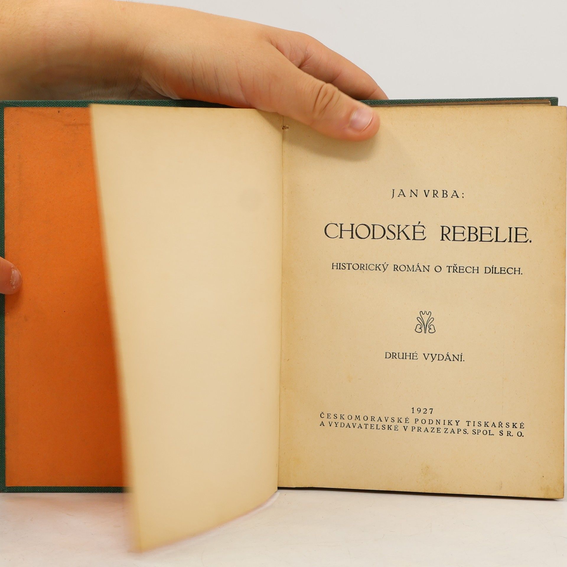 Jan Vrba CHODSKÉ REBELIE 1-3