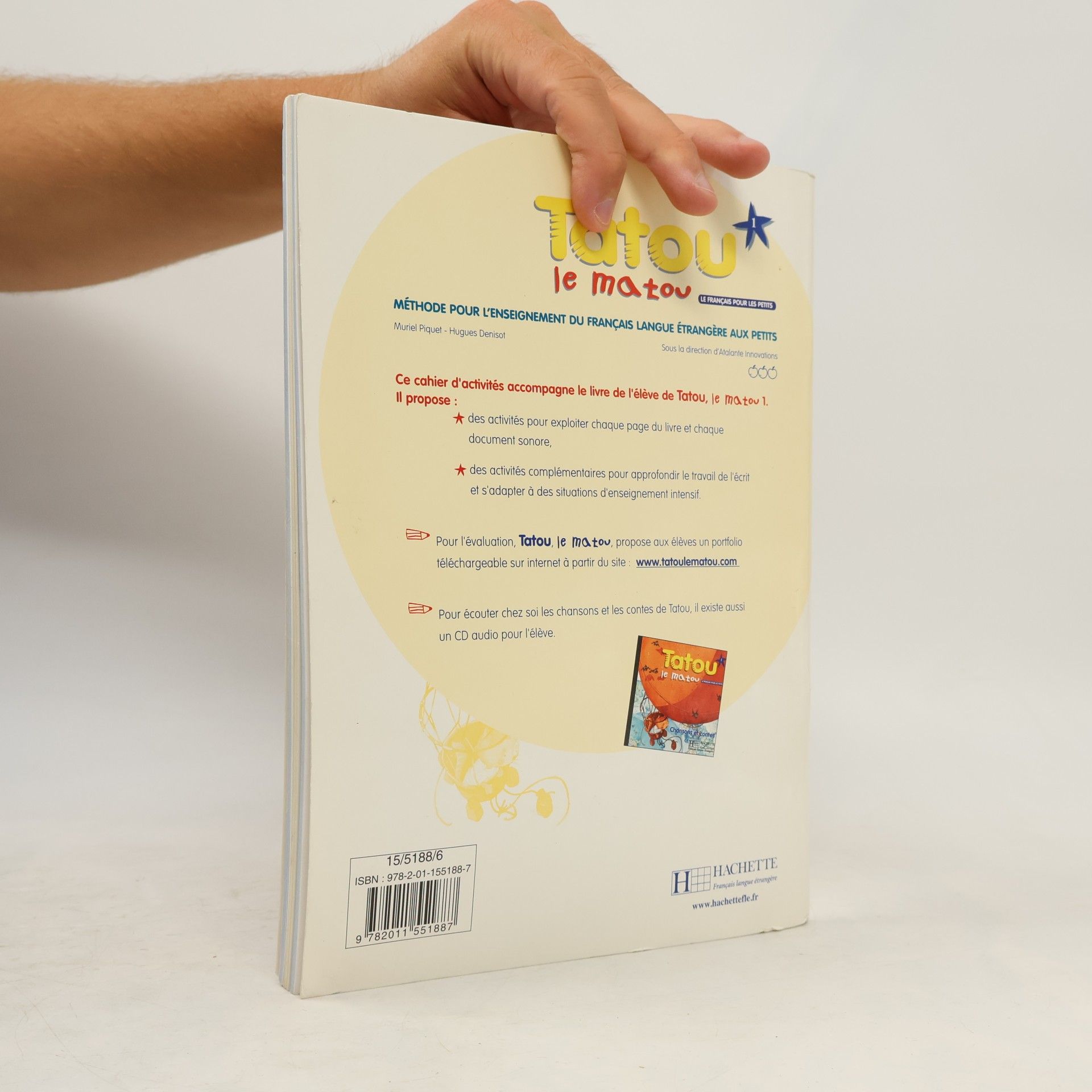 Muriel Piquet Tatou le matou 1. Le francais pour les petits. Cahier d'activités