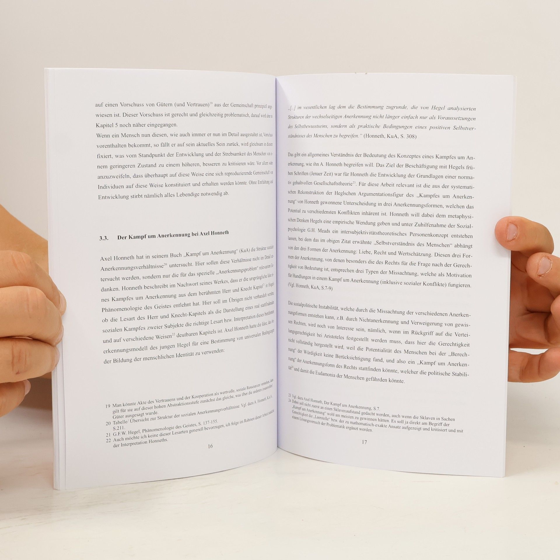 Daniel R. Kupfer Eudaimonia und der Kampf um Anerkennung: Eine Frage der Gerechtigkeit