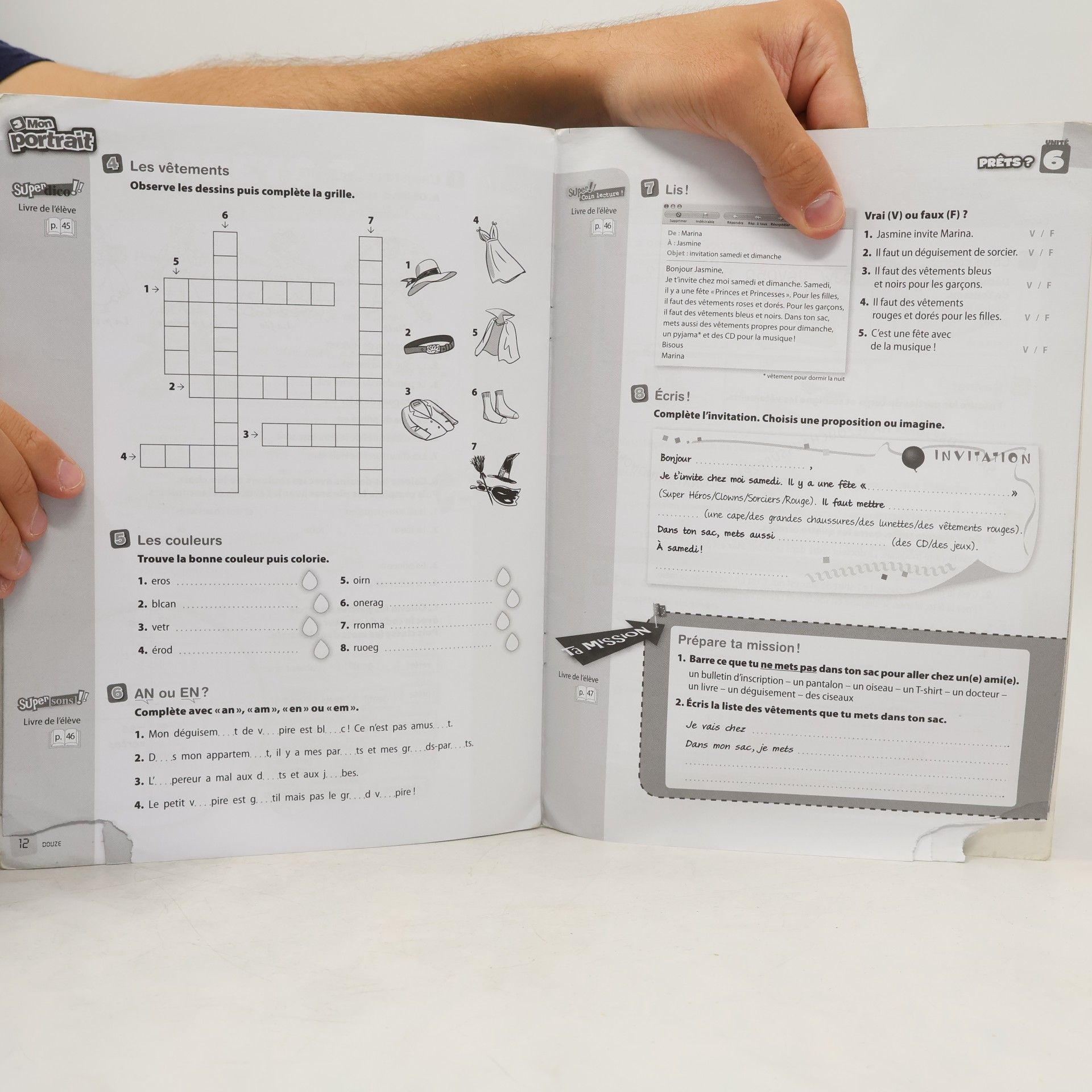 Autores varios Super Max 1. Cahier d'activités