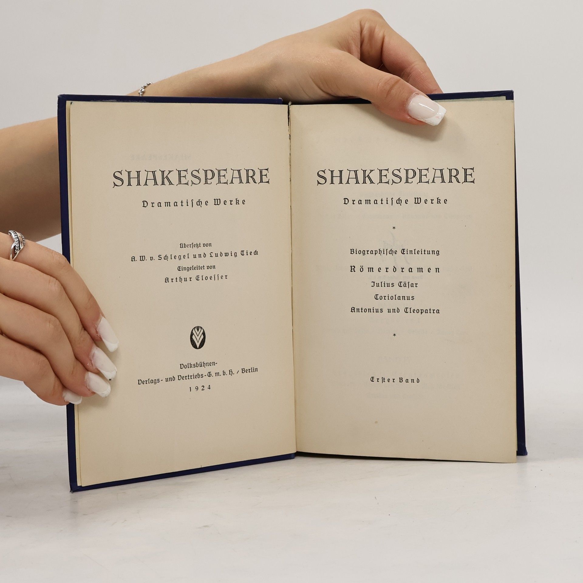 Arthur Eloeffer Shakespeare Dramatische Werke