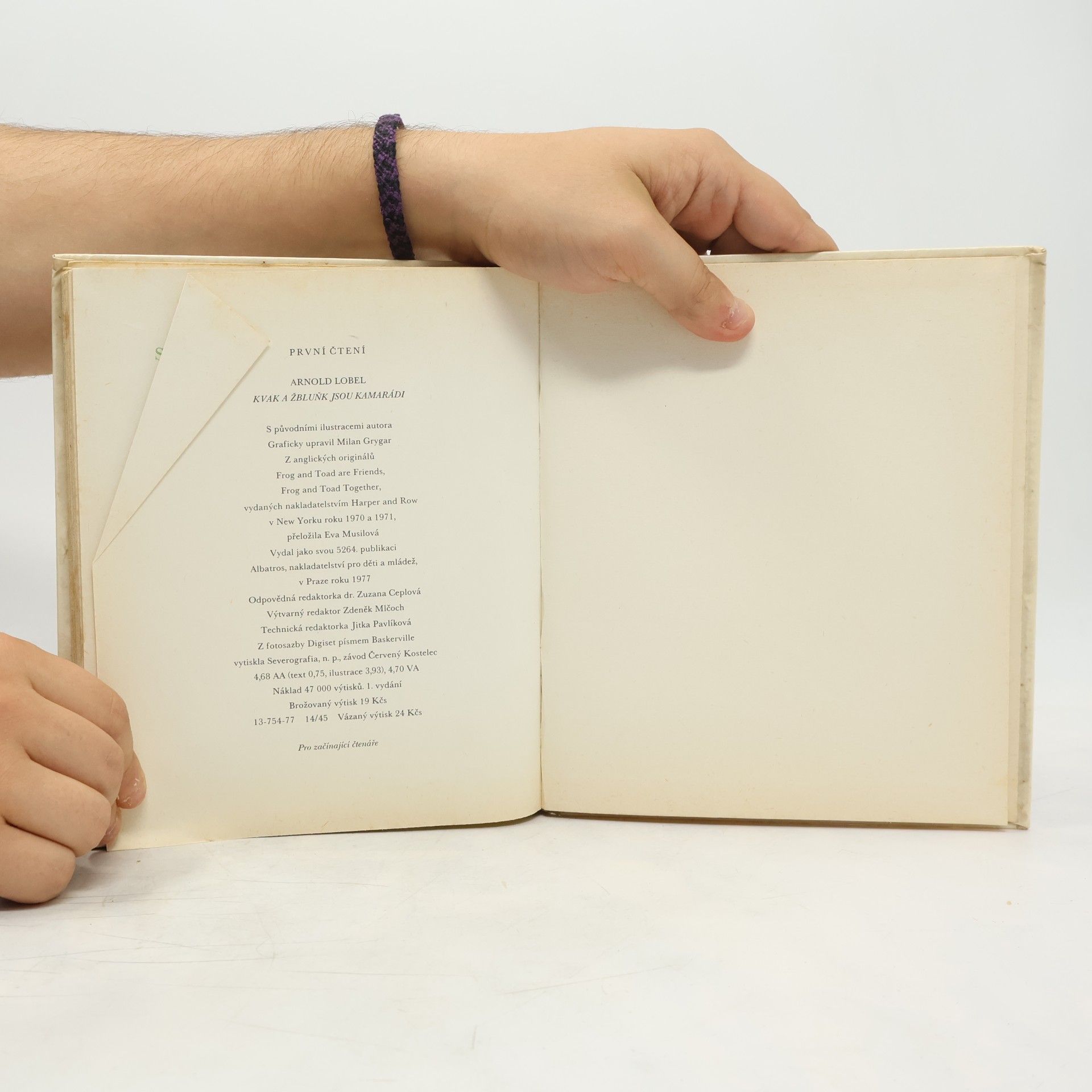 Arnold Lobel Kvak a Žbluňk jsou kamarádi