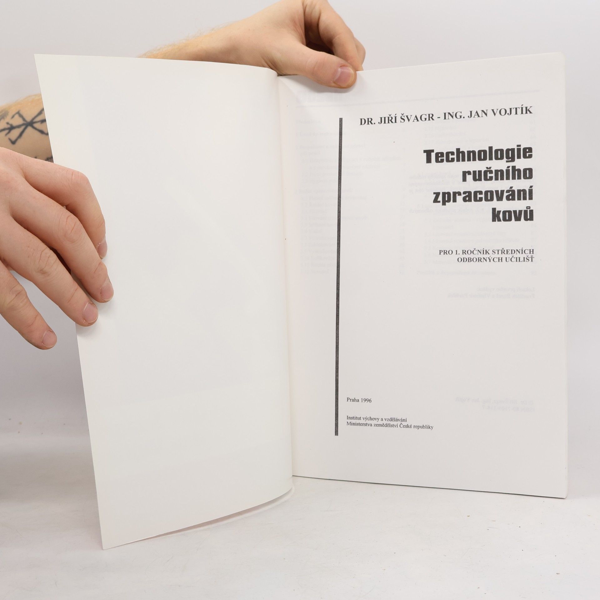 Jiří Švagr Technologie ručního zpracování kovů