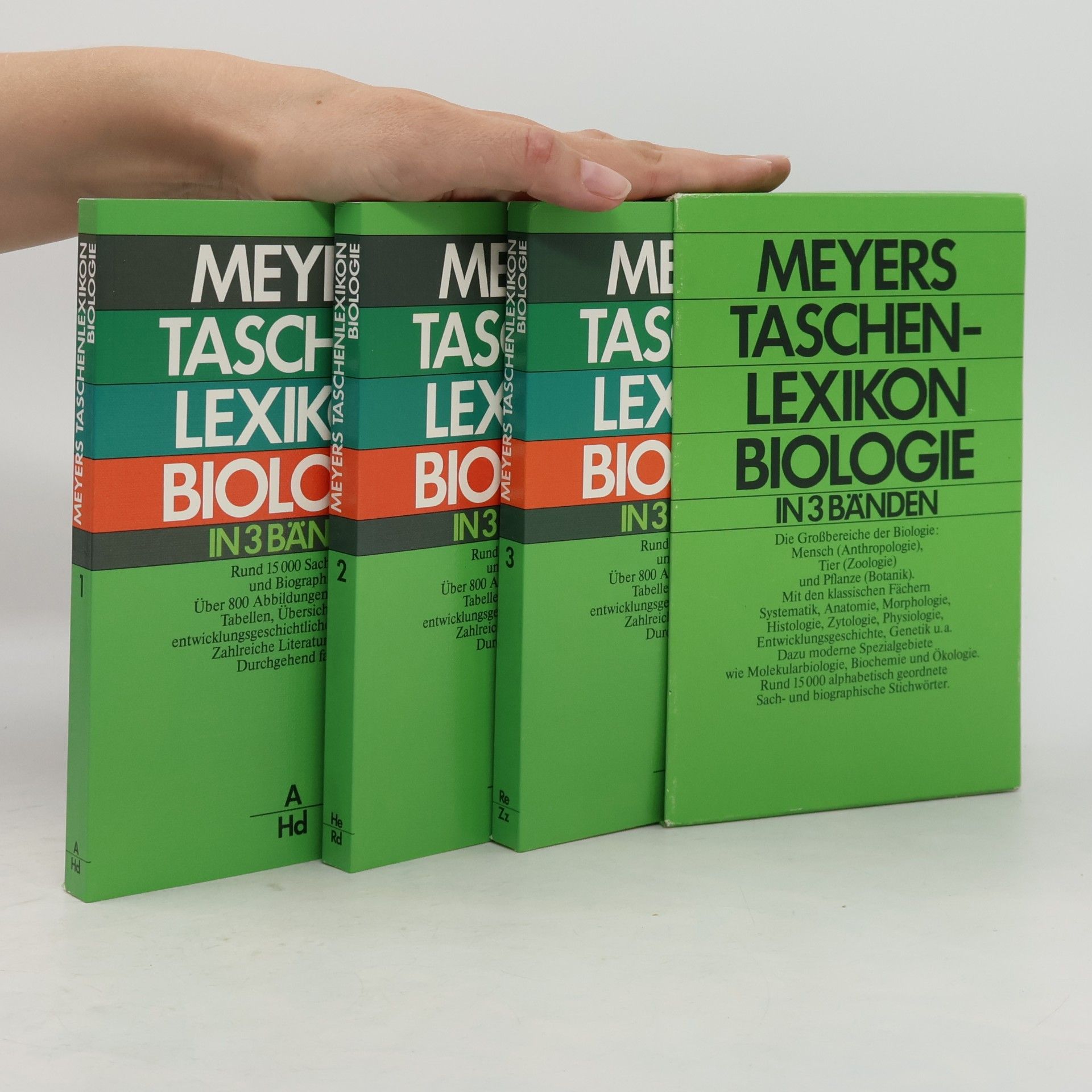 Karl-Heinz Ahlheim Meyers Taschenlexikon Biologie : in 3 Bänden