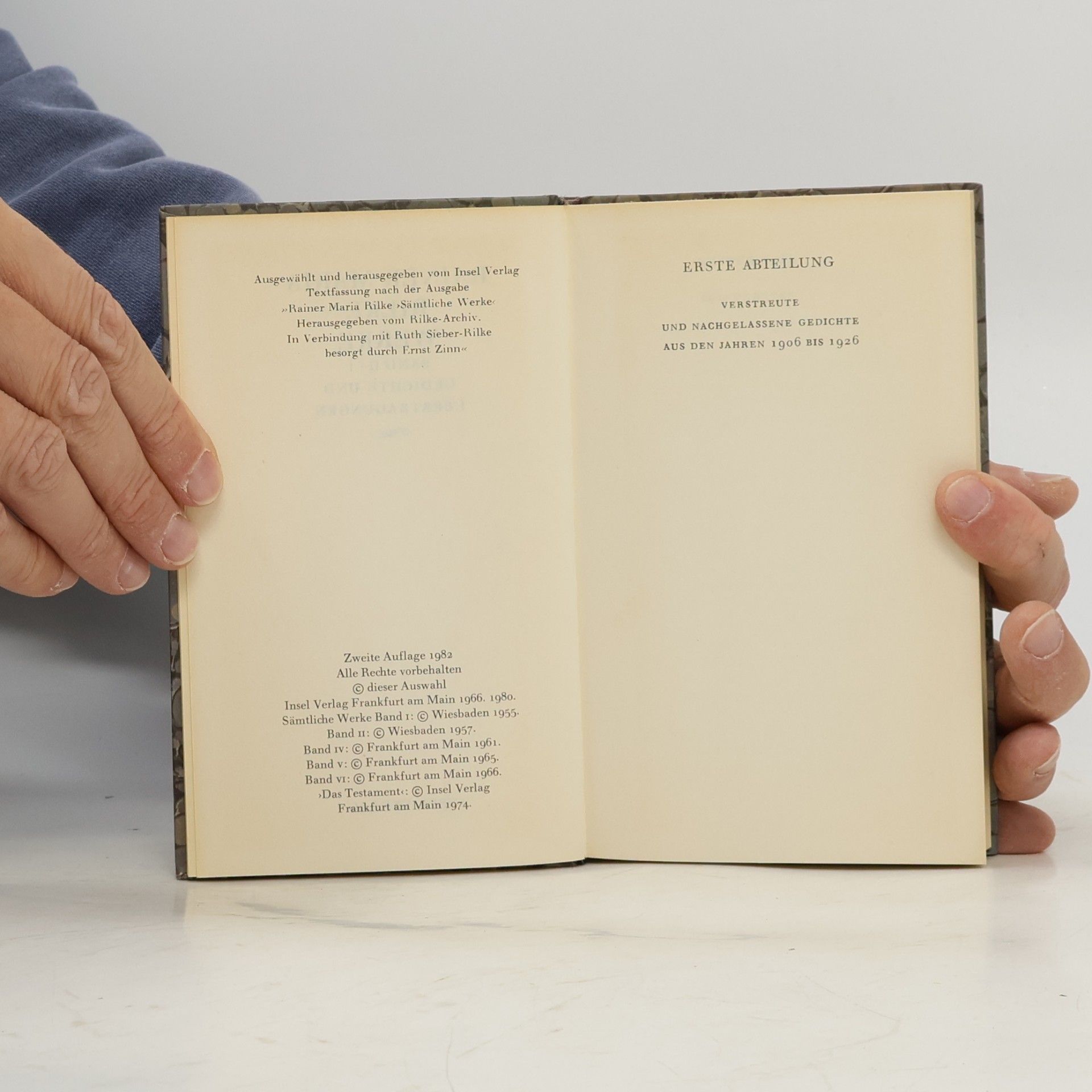 Rainer Maria Rilke Werke
